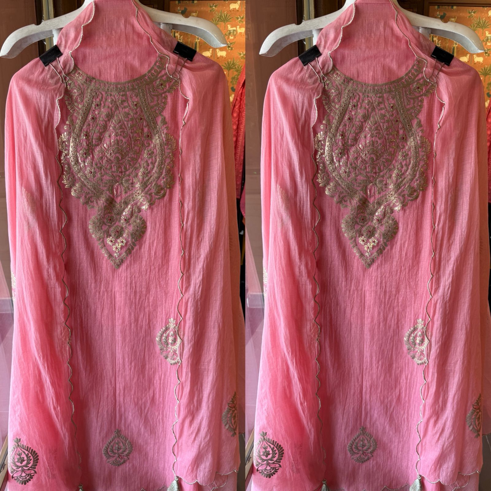 BEAUTIFUL MUL CHANDERI SUIT