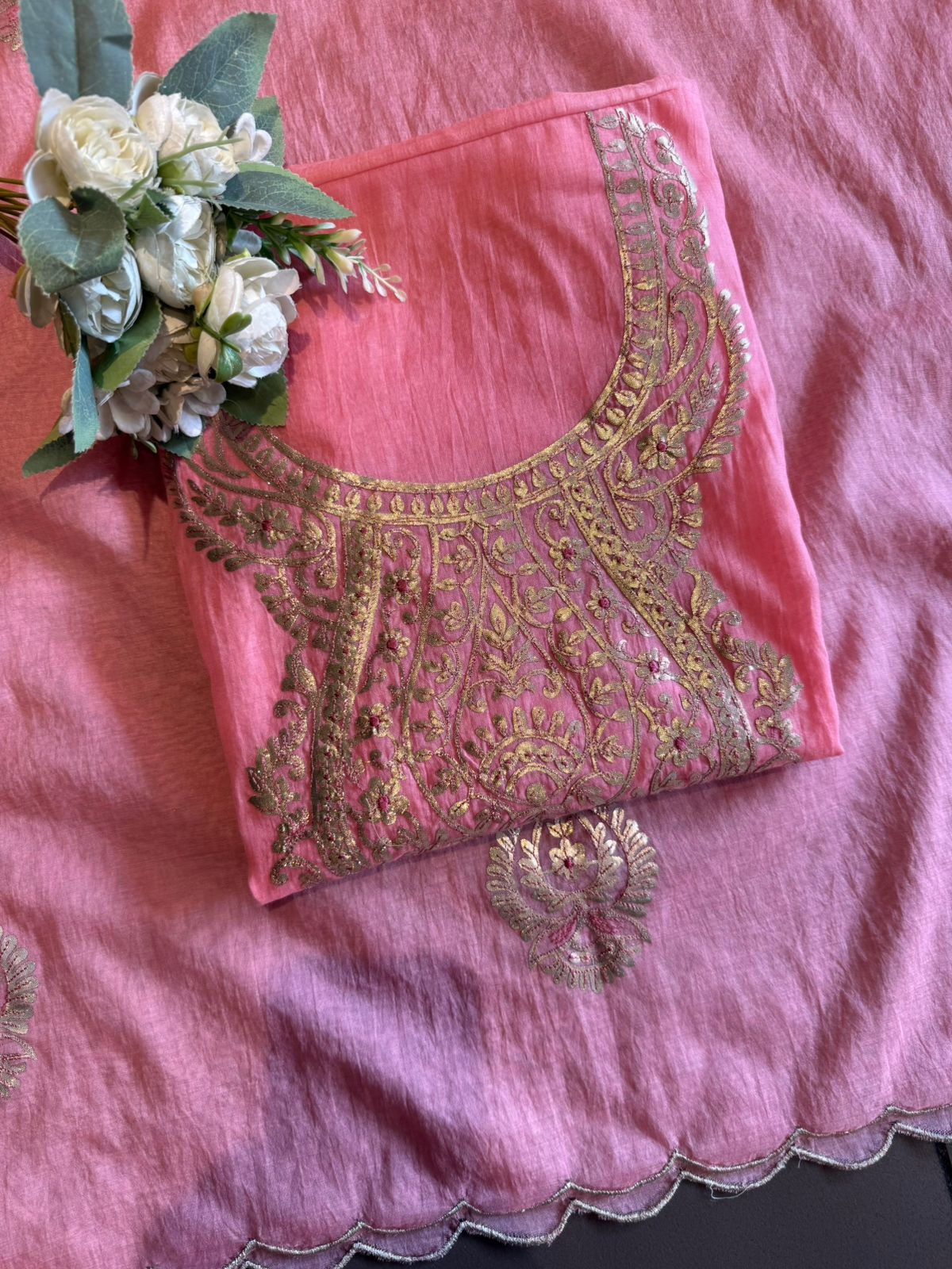 BEAUTIFUL MUL CHANDERI SUIT