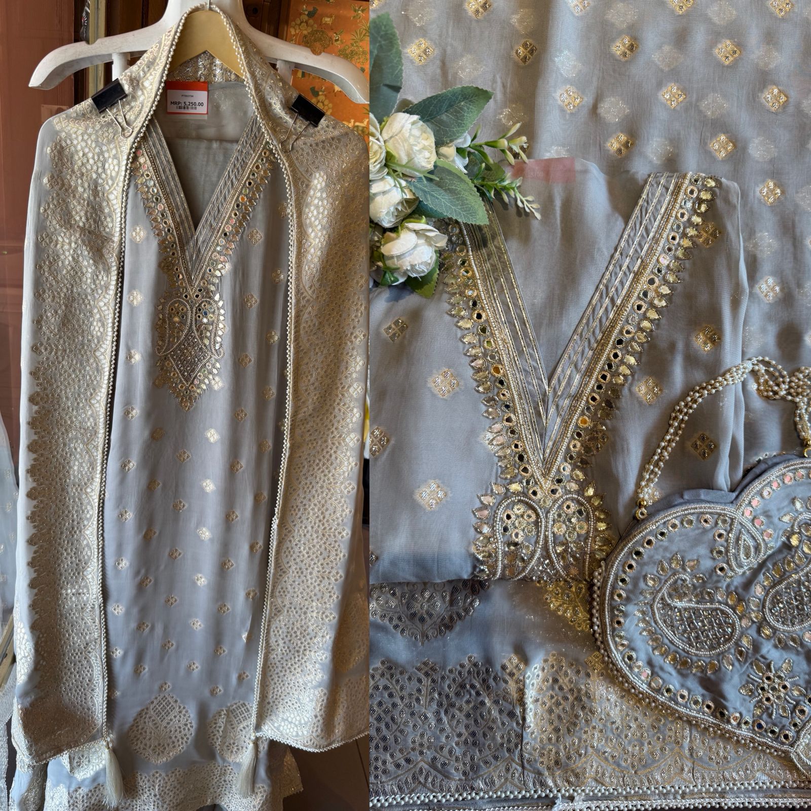 Banarsi Georgette Unstitched suit