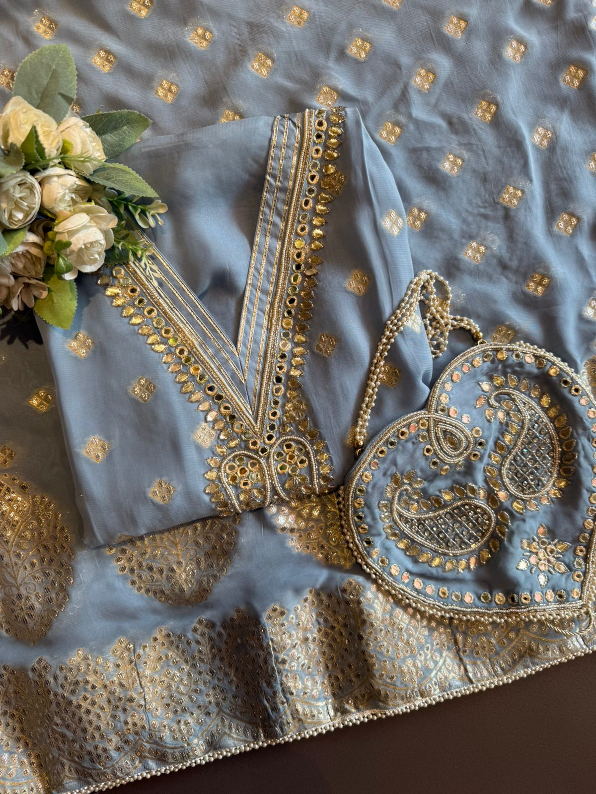 Banarsi Georgette Unstitched suit