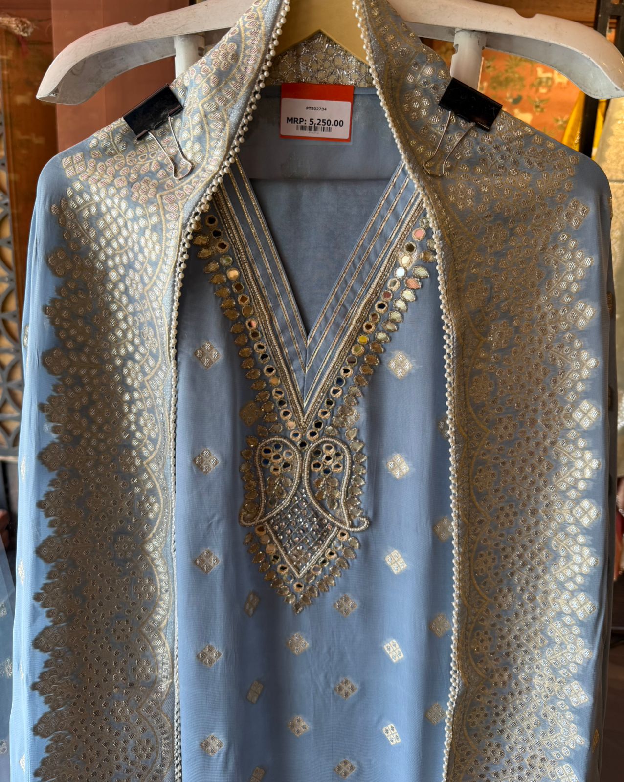 Banarsi Georgette Unstitched suit