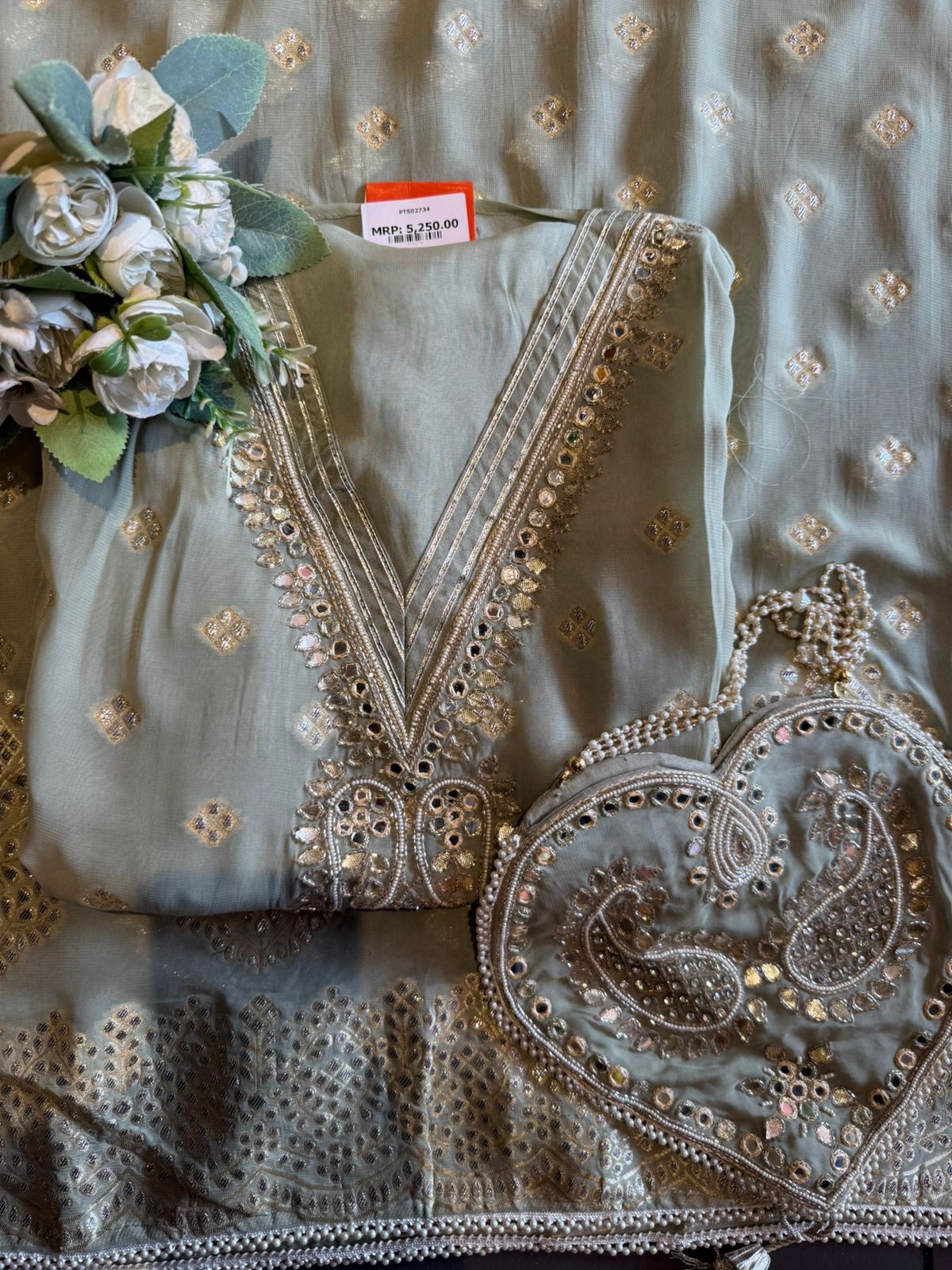 Banarsi Georgette Unstitched suit