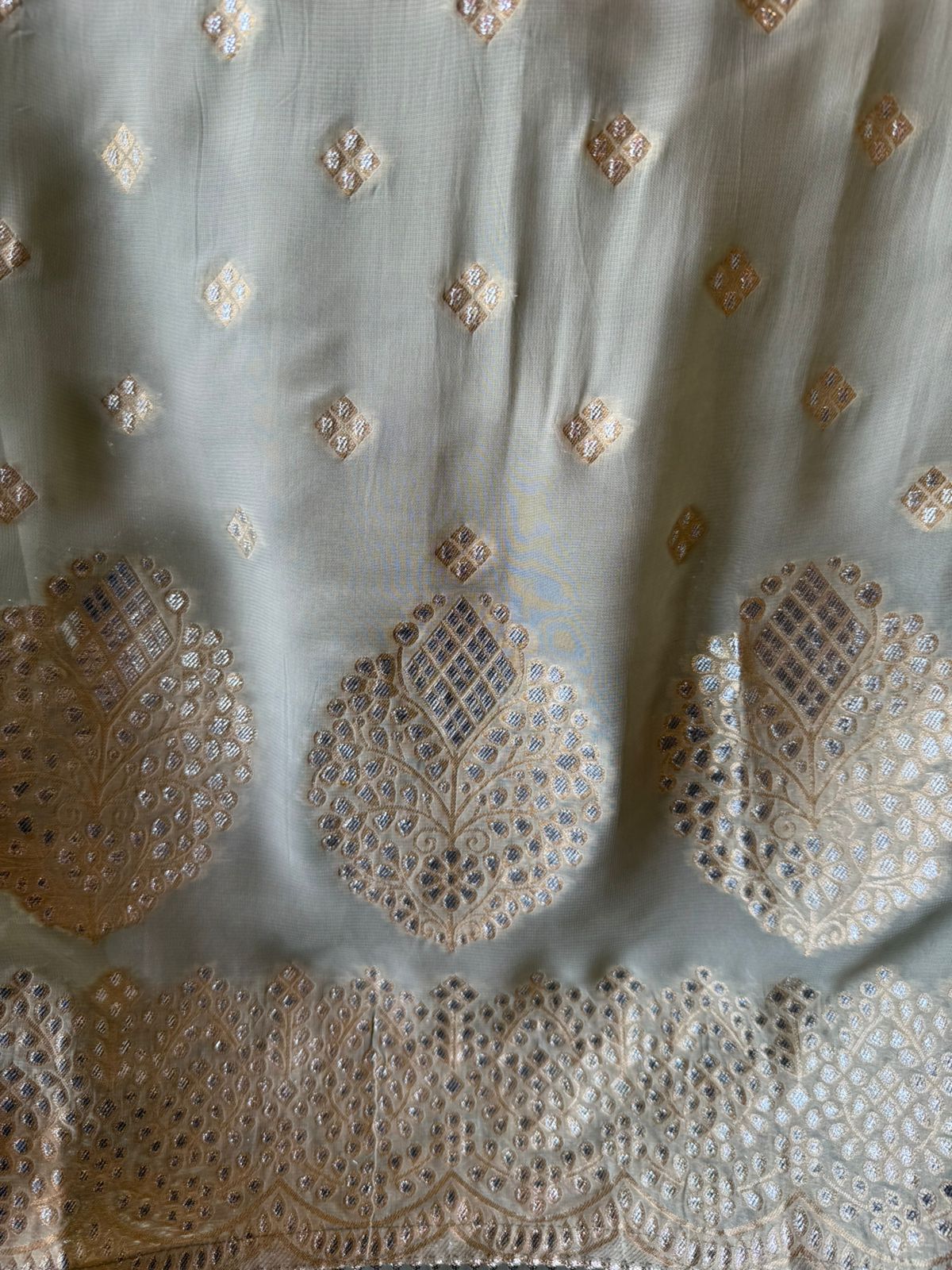 Banarsi Georgette Unstitched suit