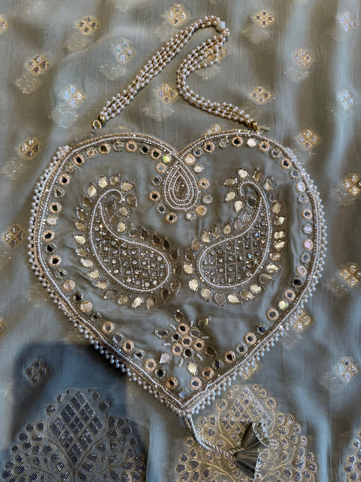 Banarsi Georgette Unstitched suit