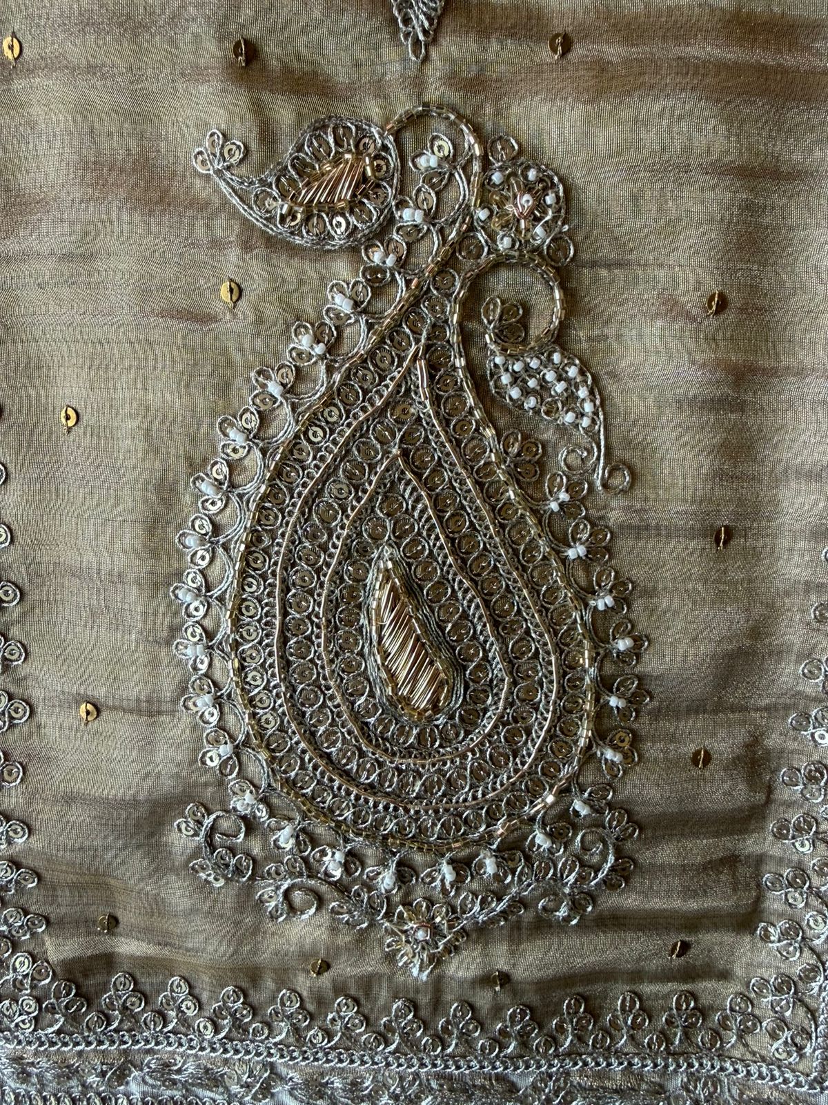 Ivory Mul cotton Kurta Set