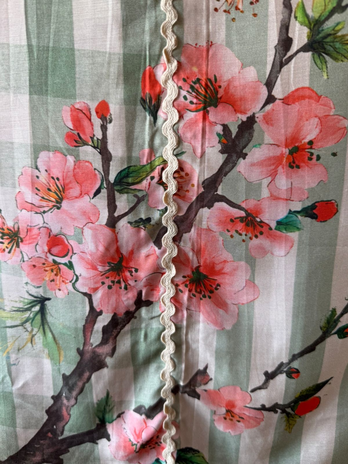 Mint Green Floral Printed Suit