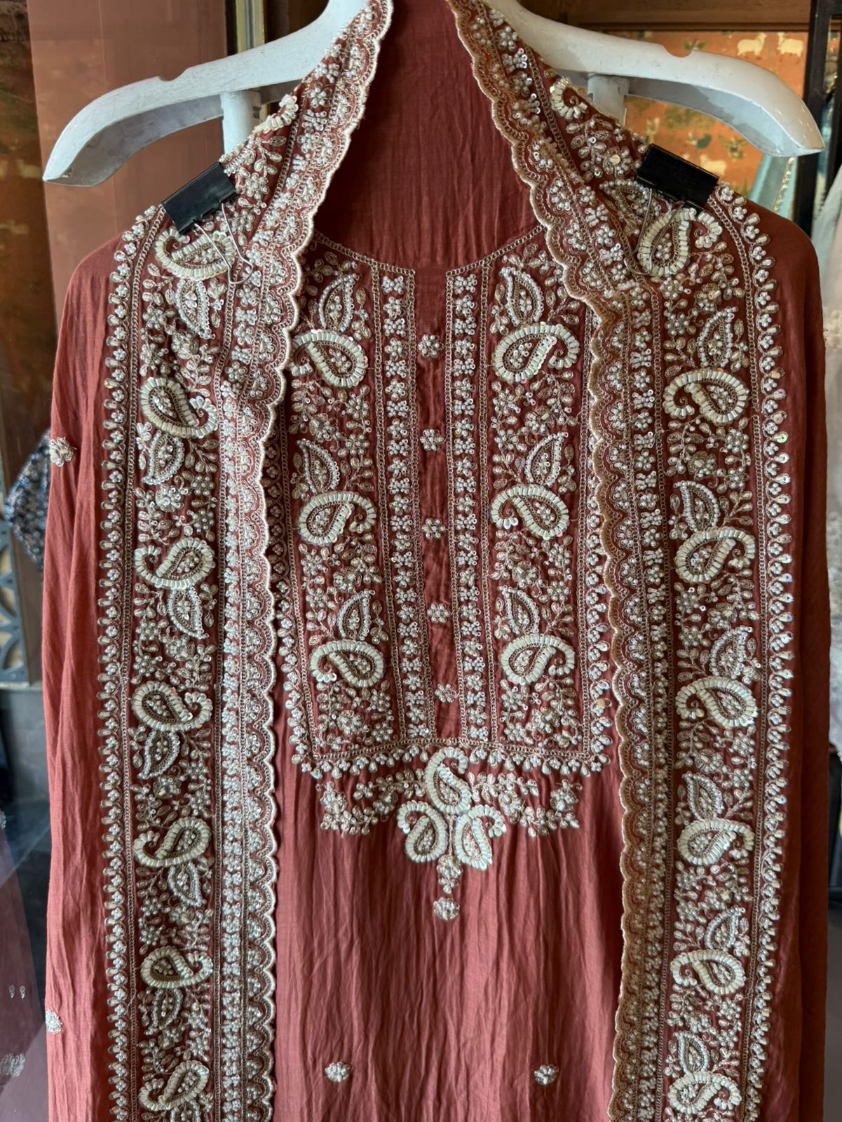 Crinkled Mul unstitched Suits