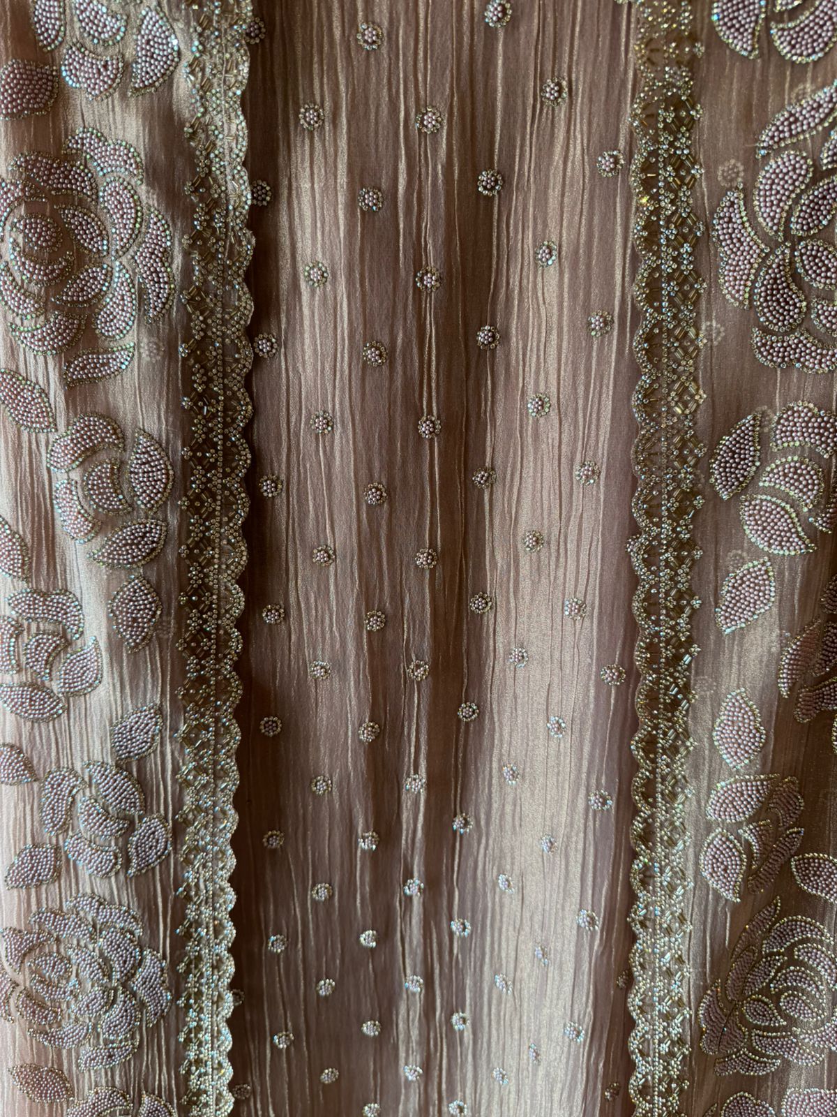 Crushed tissue Unstitched shirt