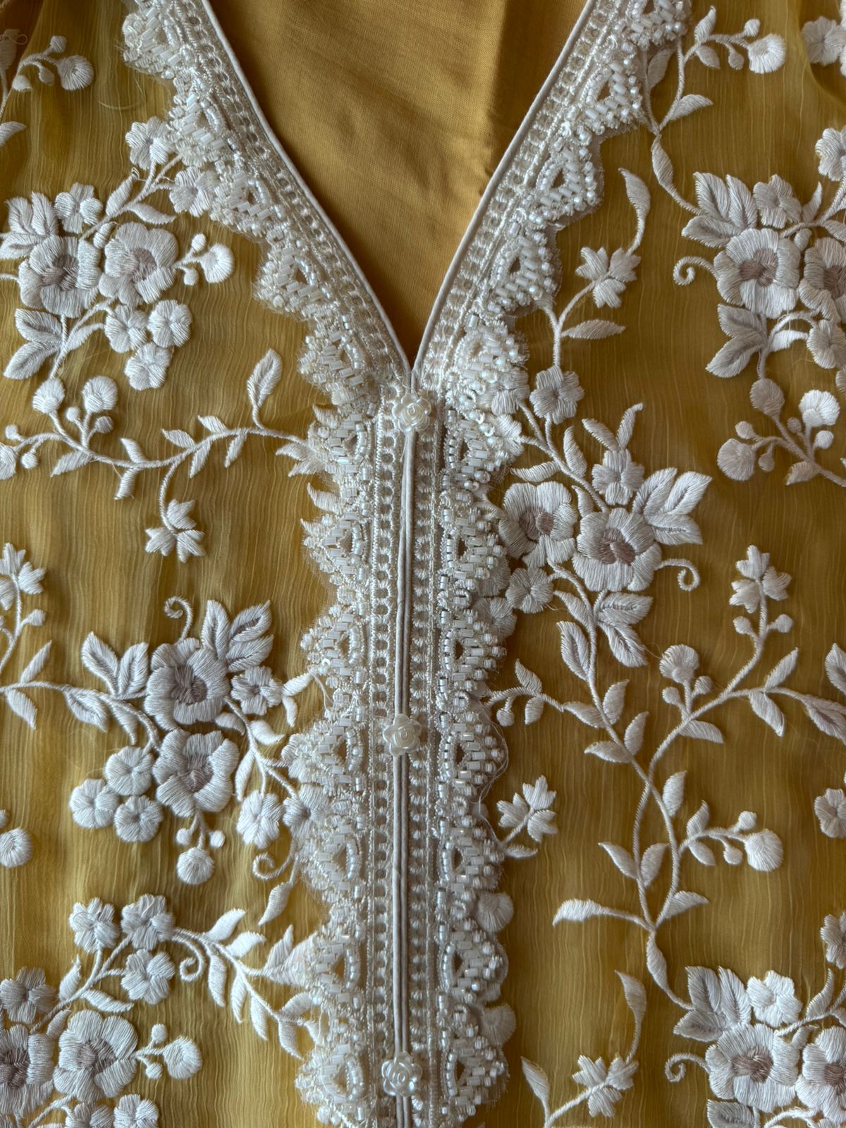 Beautiful Thread embroidered designer Suit Set