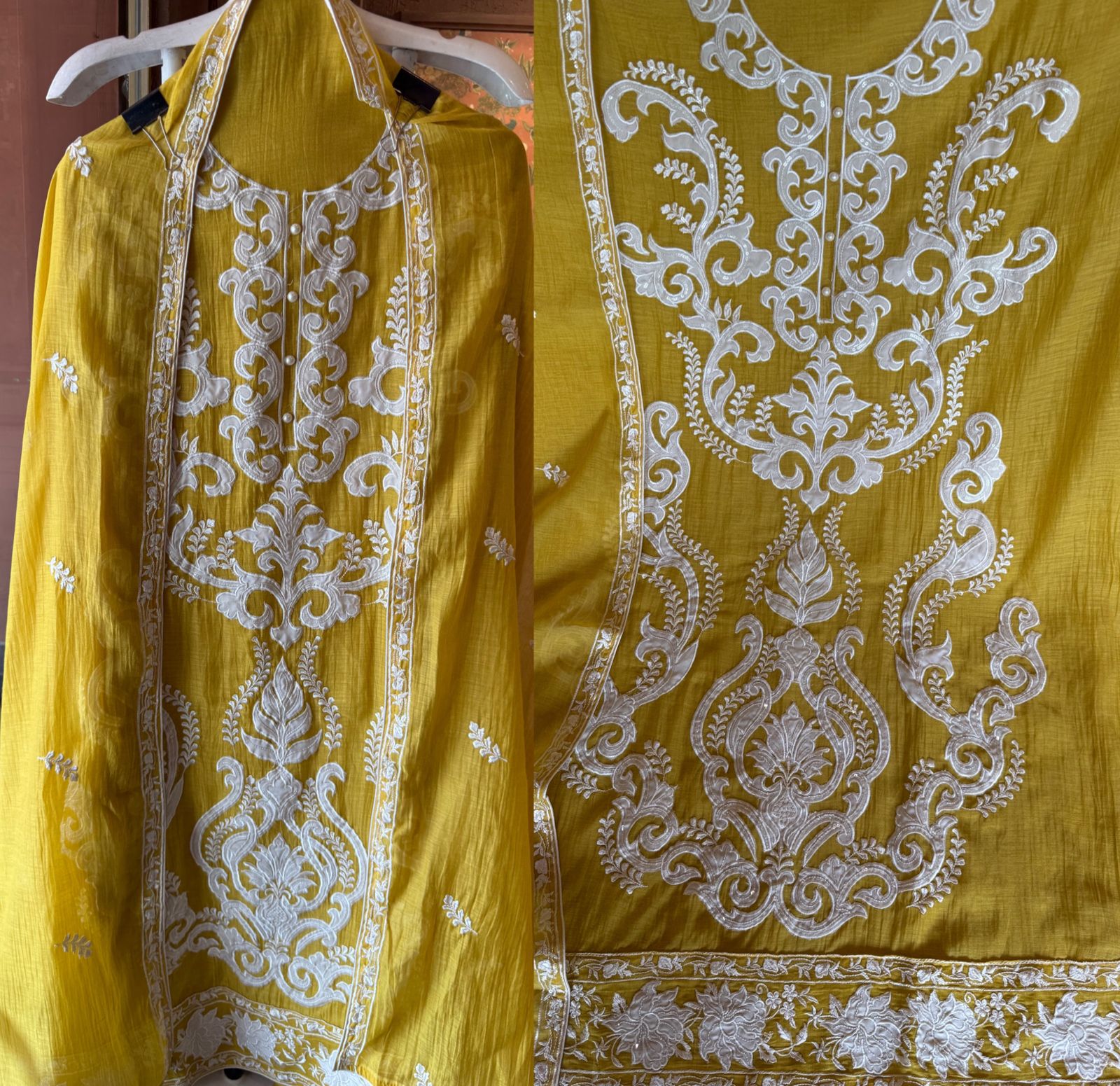 Elegant unstitched suit set
