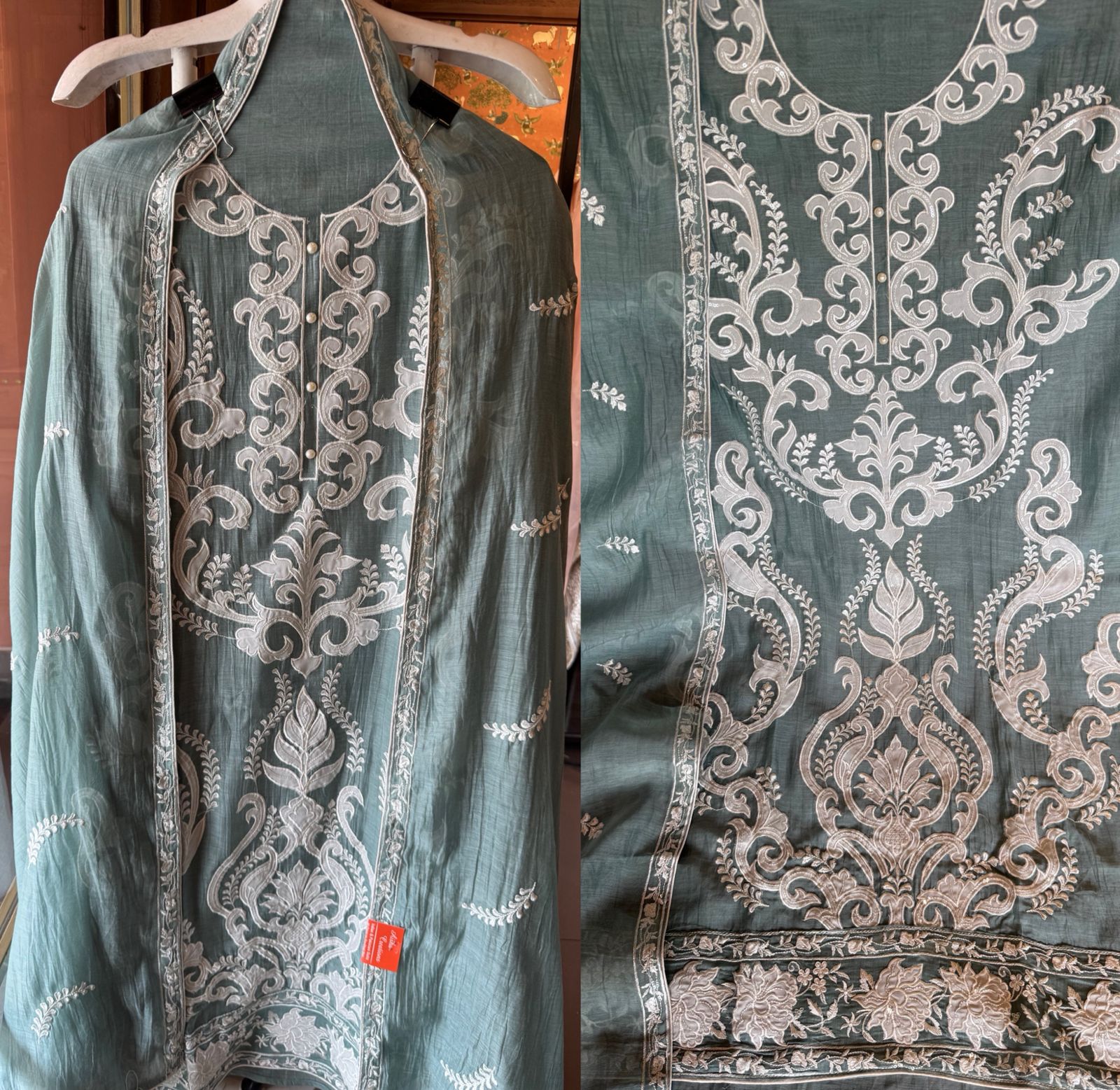 Elegant unstitched suit set
