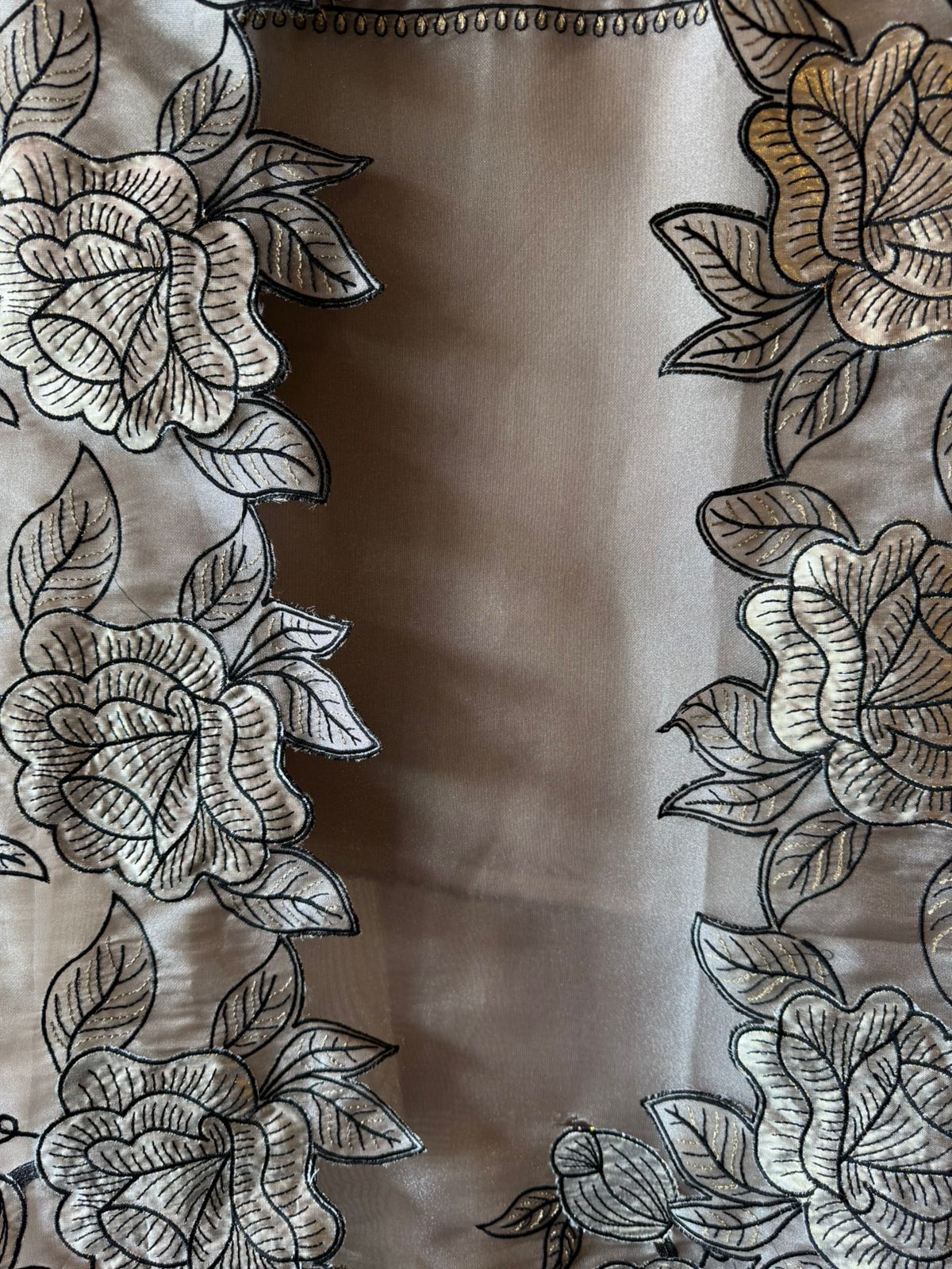 Floral Cutwork Embroidered Organza Suit Set