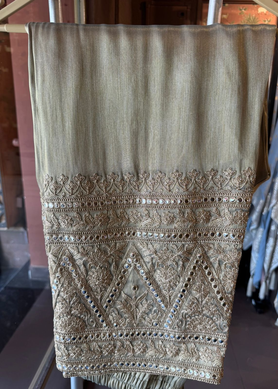 Giraffe tissue kurta