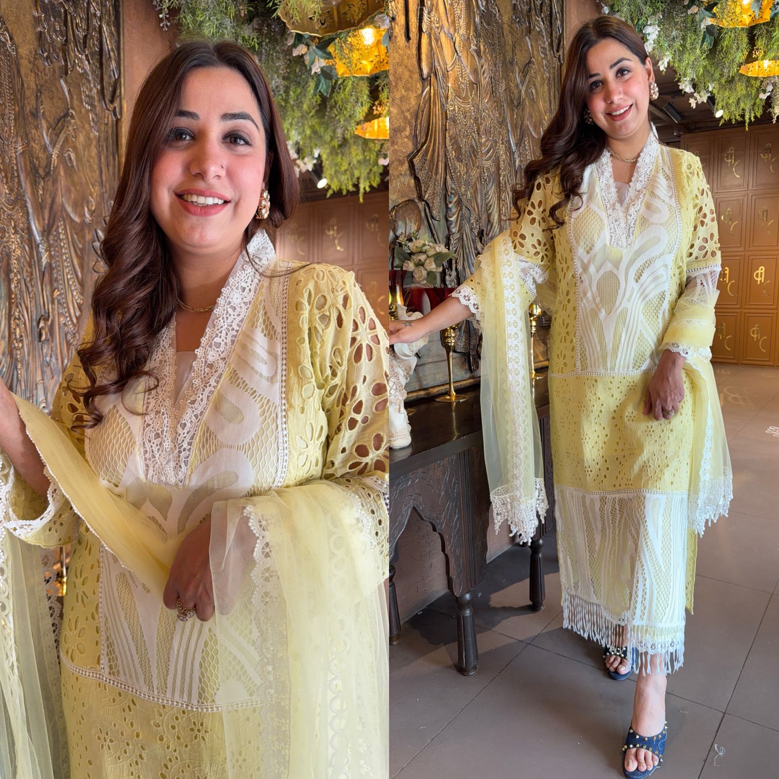 PURE HAKUBA CHICKEN PAKISTANI DESIGNER STITCHED SETS