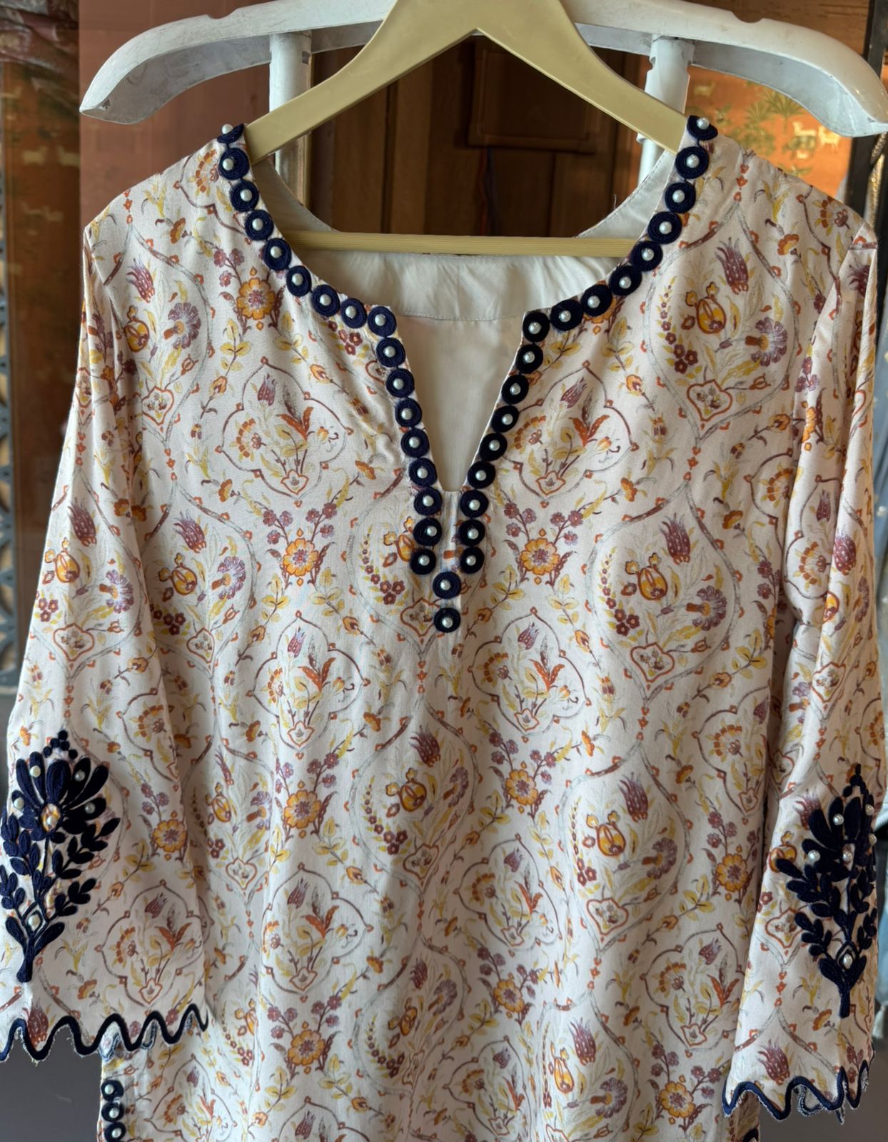 Printed Kurta & Pant Co-Ord Set