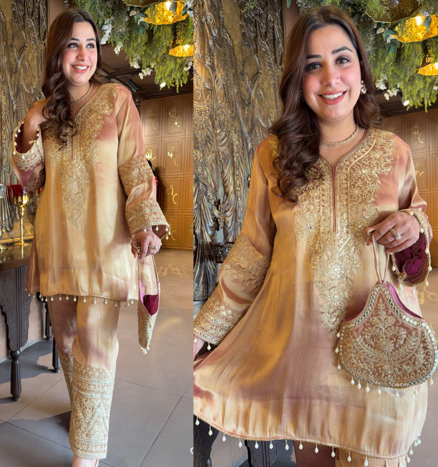 Giraffe tissue kurta