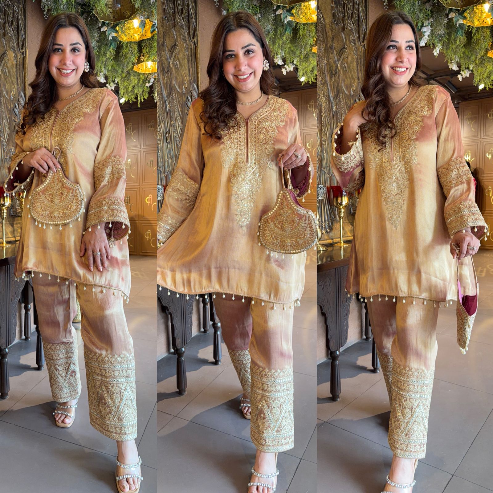 Giraffe tissue kurta
