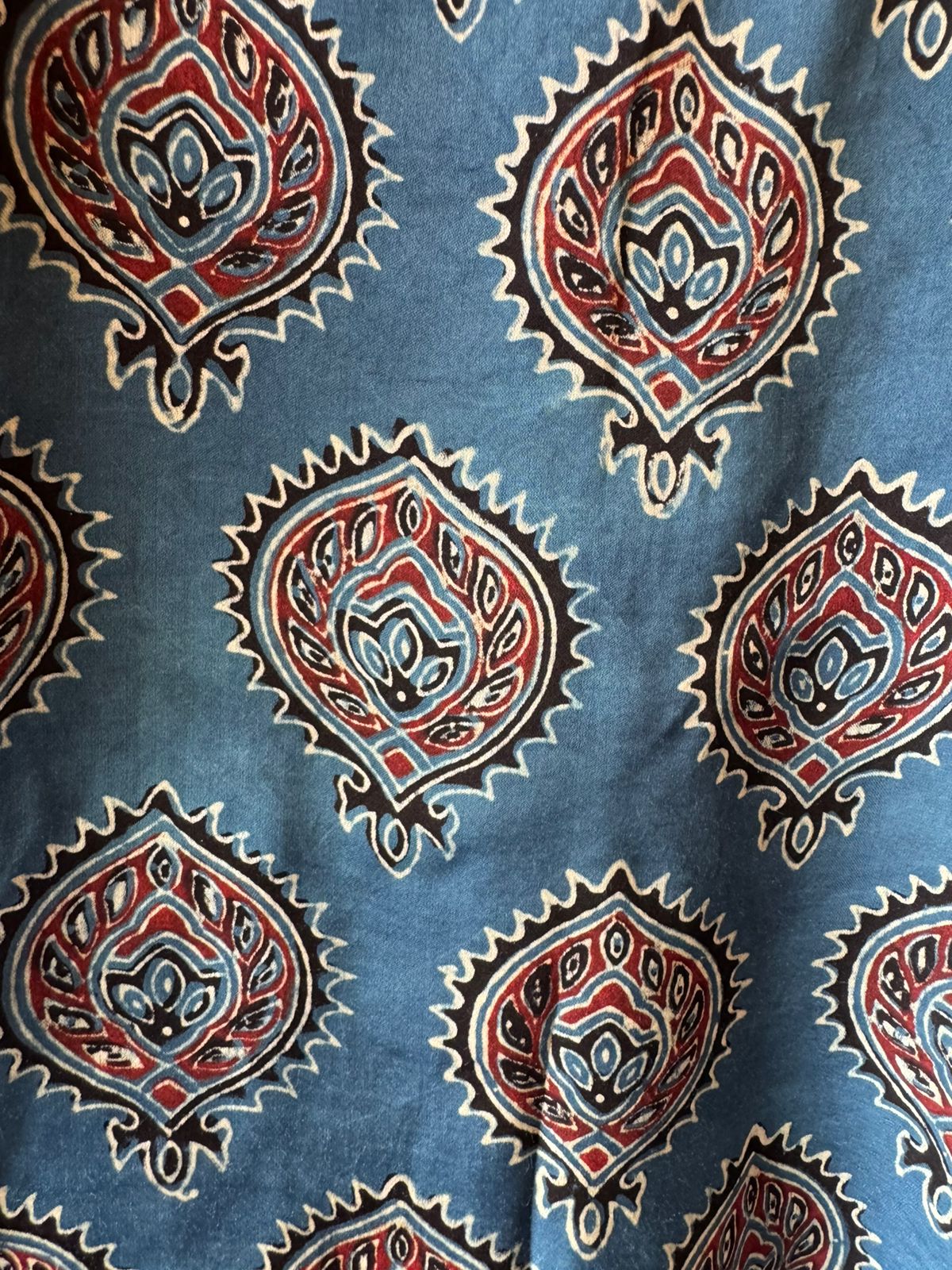 Midnight Ajrakh Inspired Kurta Set