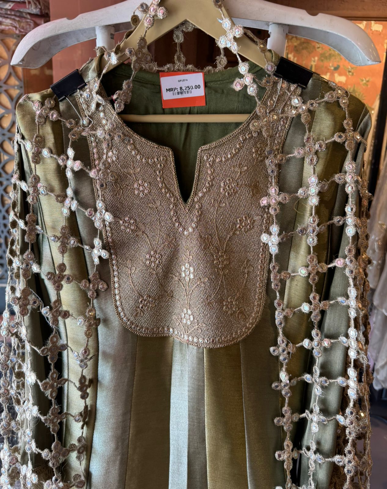 Antique Festive Anarkali Suit Set