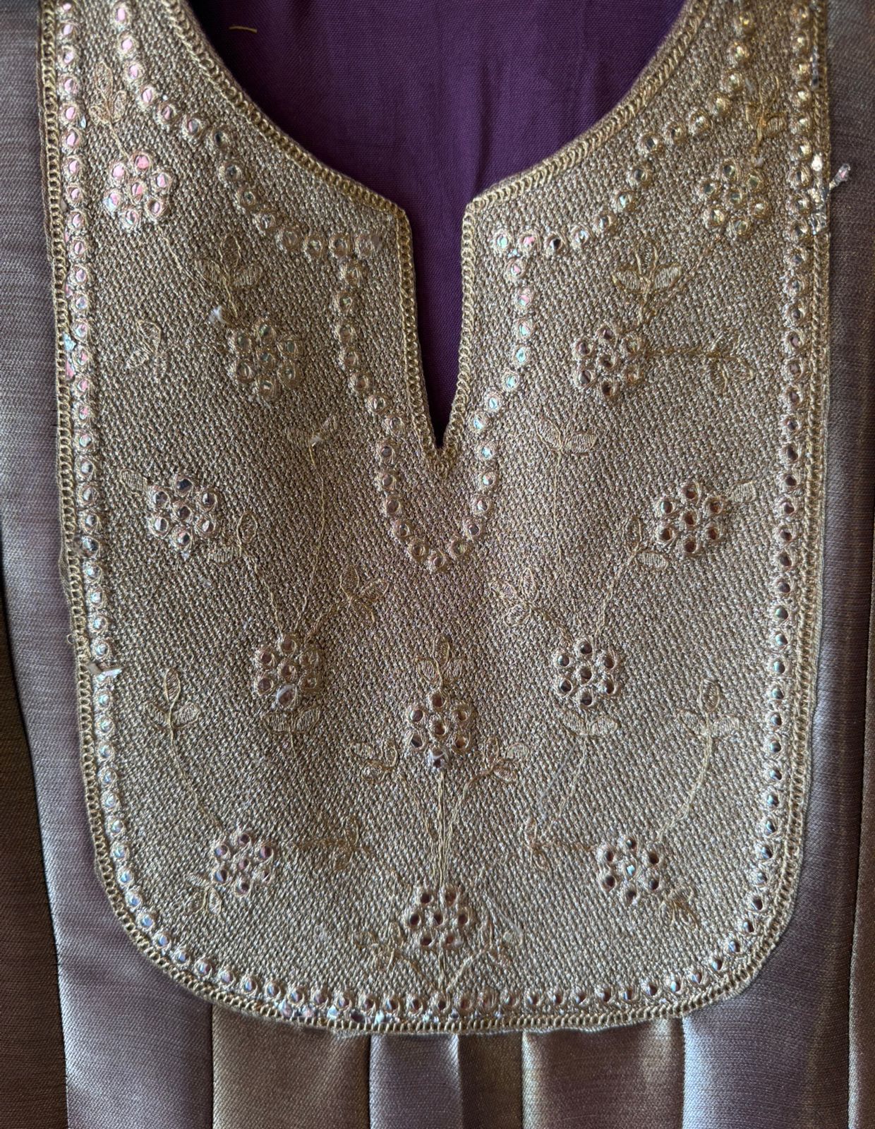 Antique Festive Anarkali Suit Set