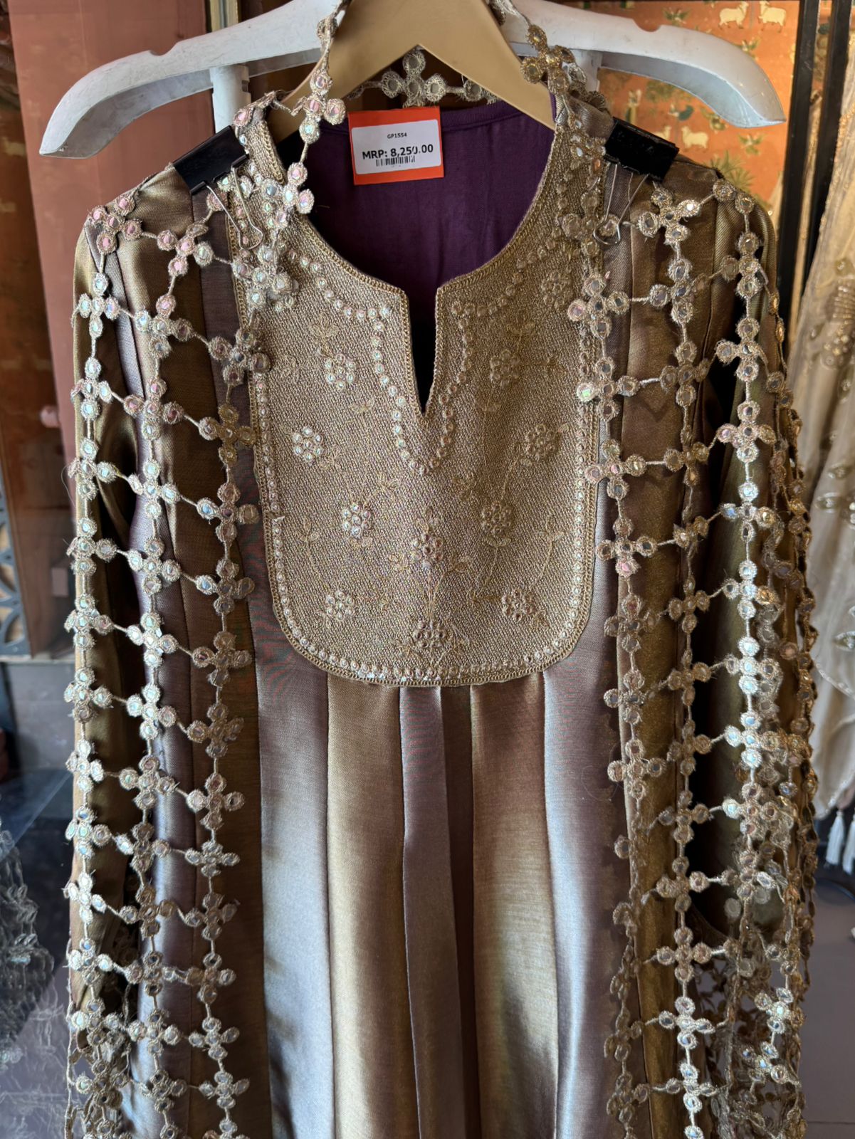 Antique Festive Anarkali Suit Set
