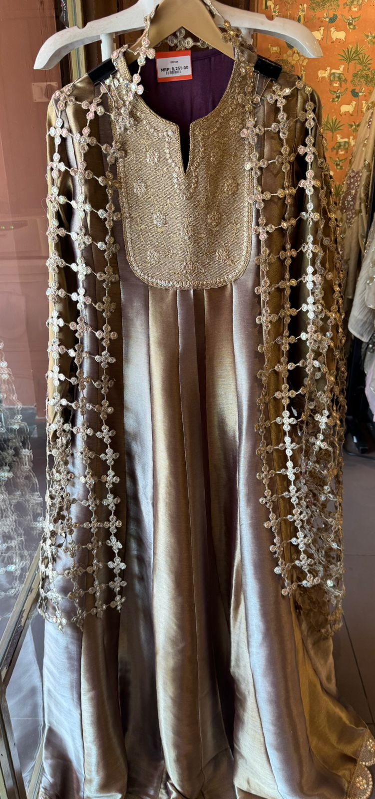 Antique Festive Anarkali Suit Set