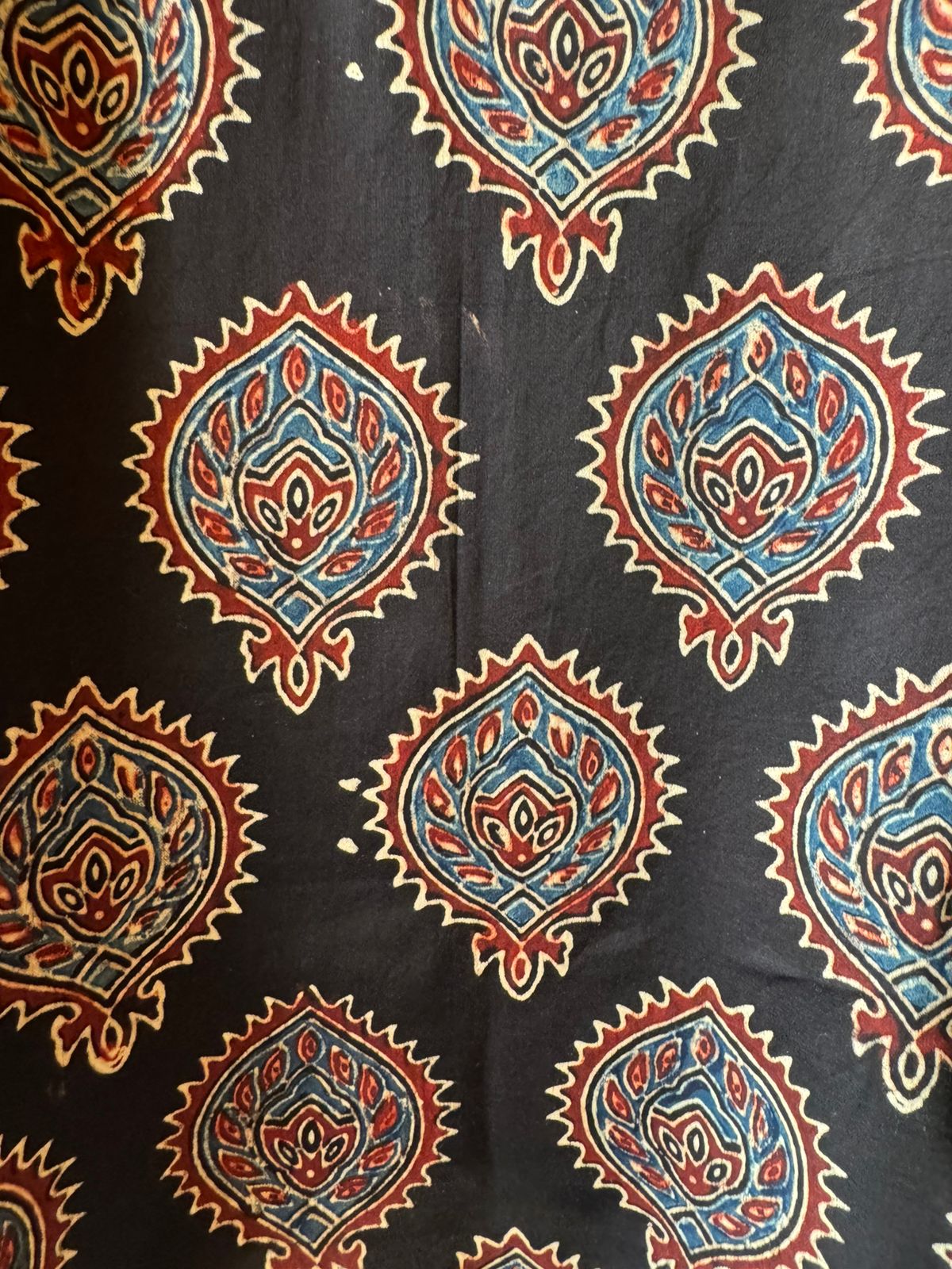 Midnight Ajrakh Inspired Kurta Set