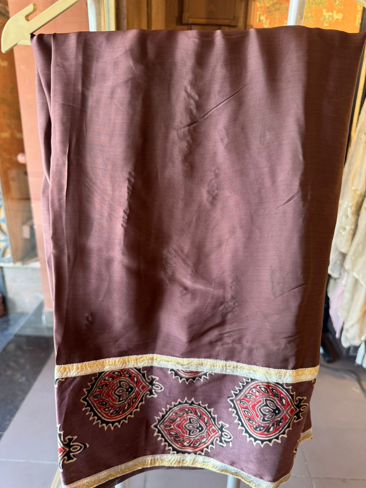 Midnight Ajrakh Inspired Kurta Set