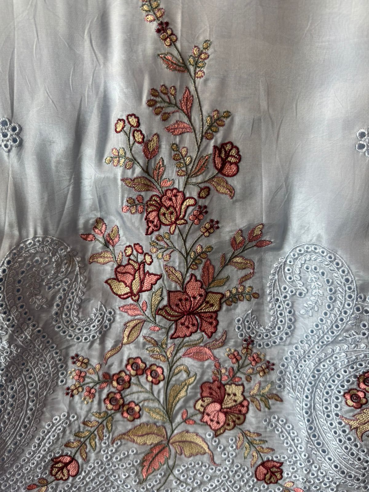 Organza Unstitched Suit set