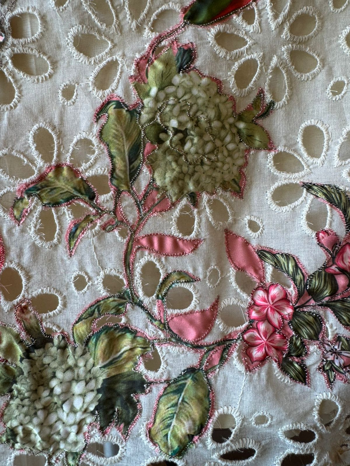 Hakuba cotton Schiffli Embroidered 3 Piece sets