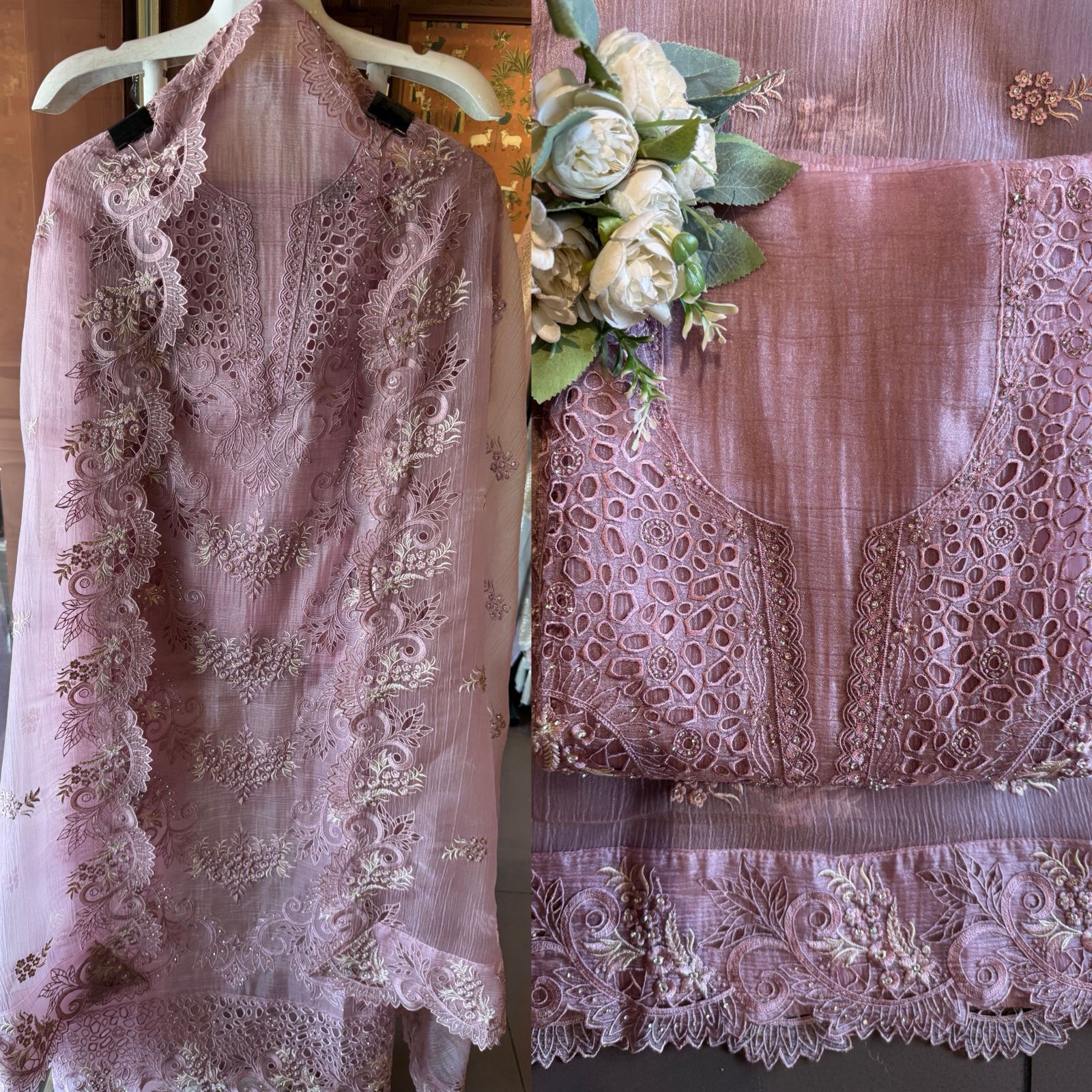 Designer Heavy Embroidered Pakistani Suit