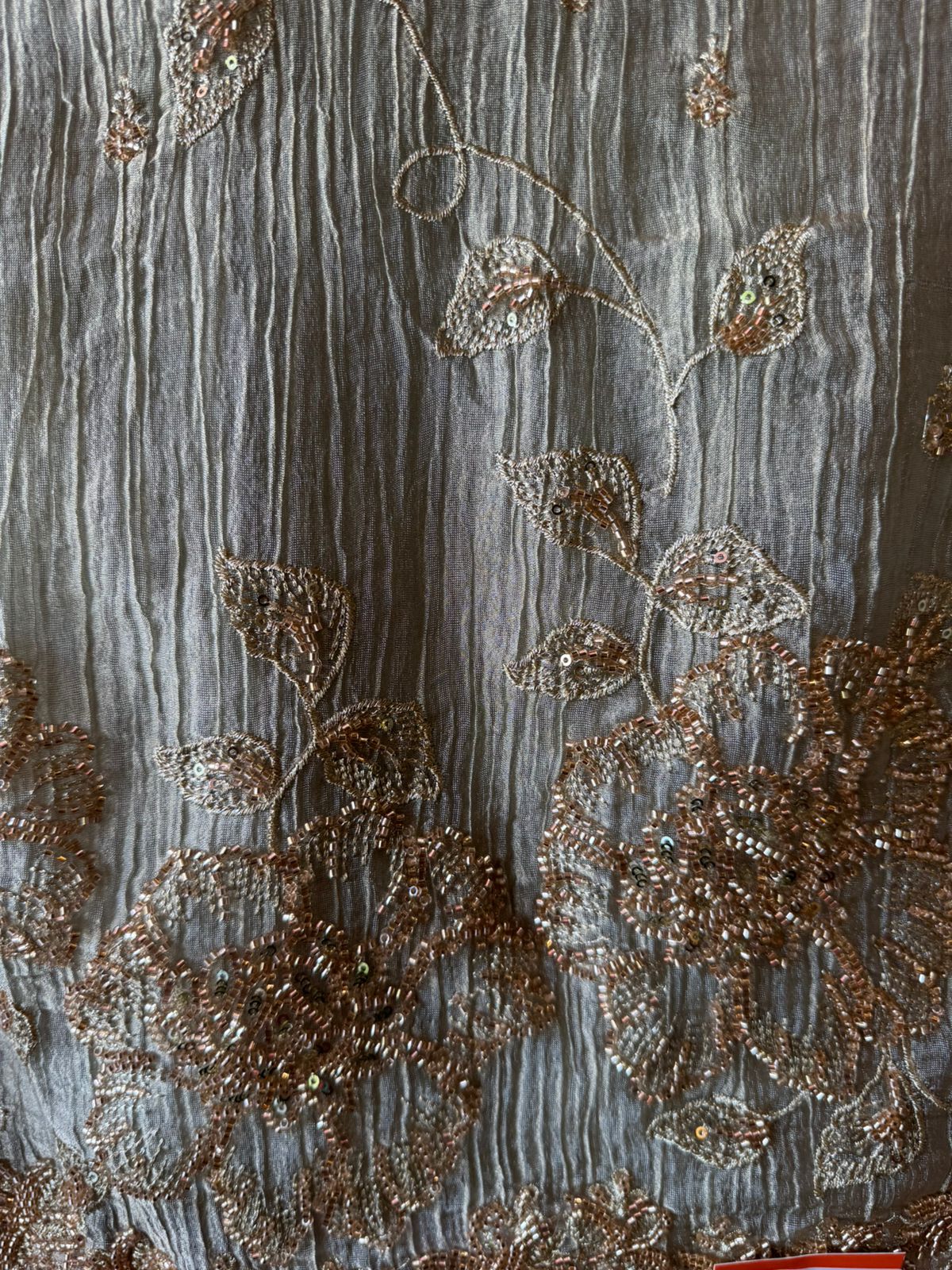 Floral Handwork unstitched Suit
