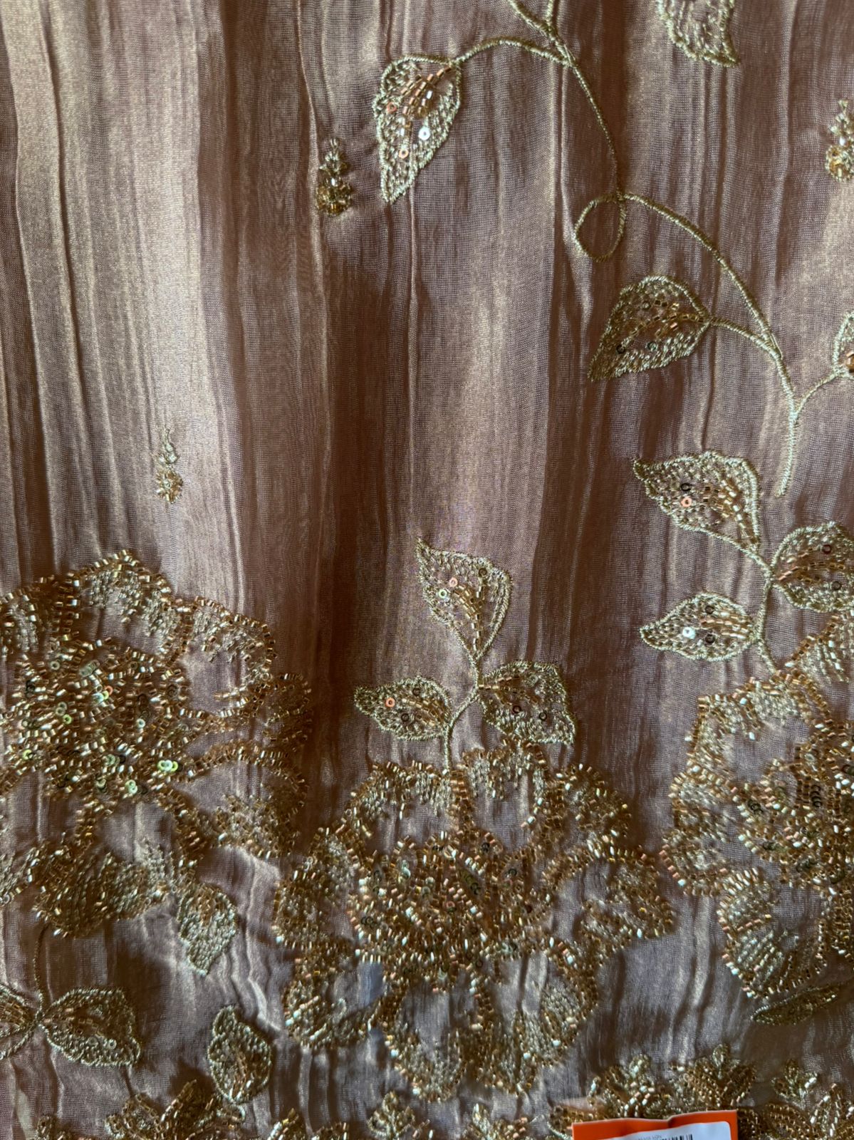 Floral Handwork unstitched Suit