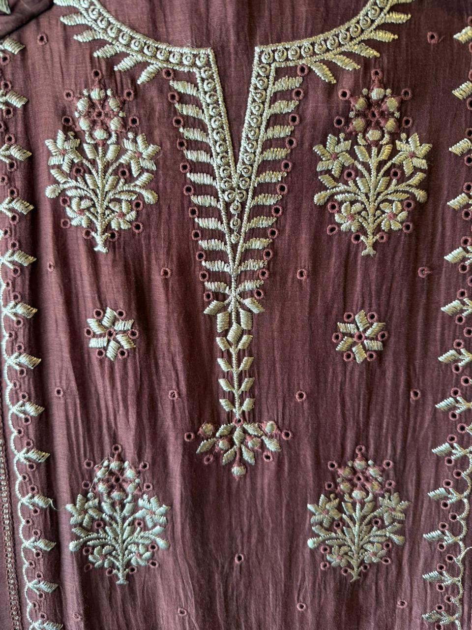 Premium Mul cotton Chanderi kurta set