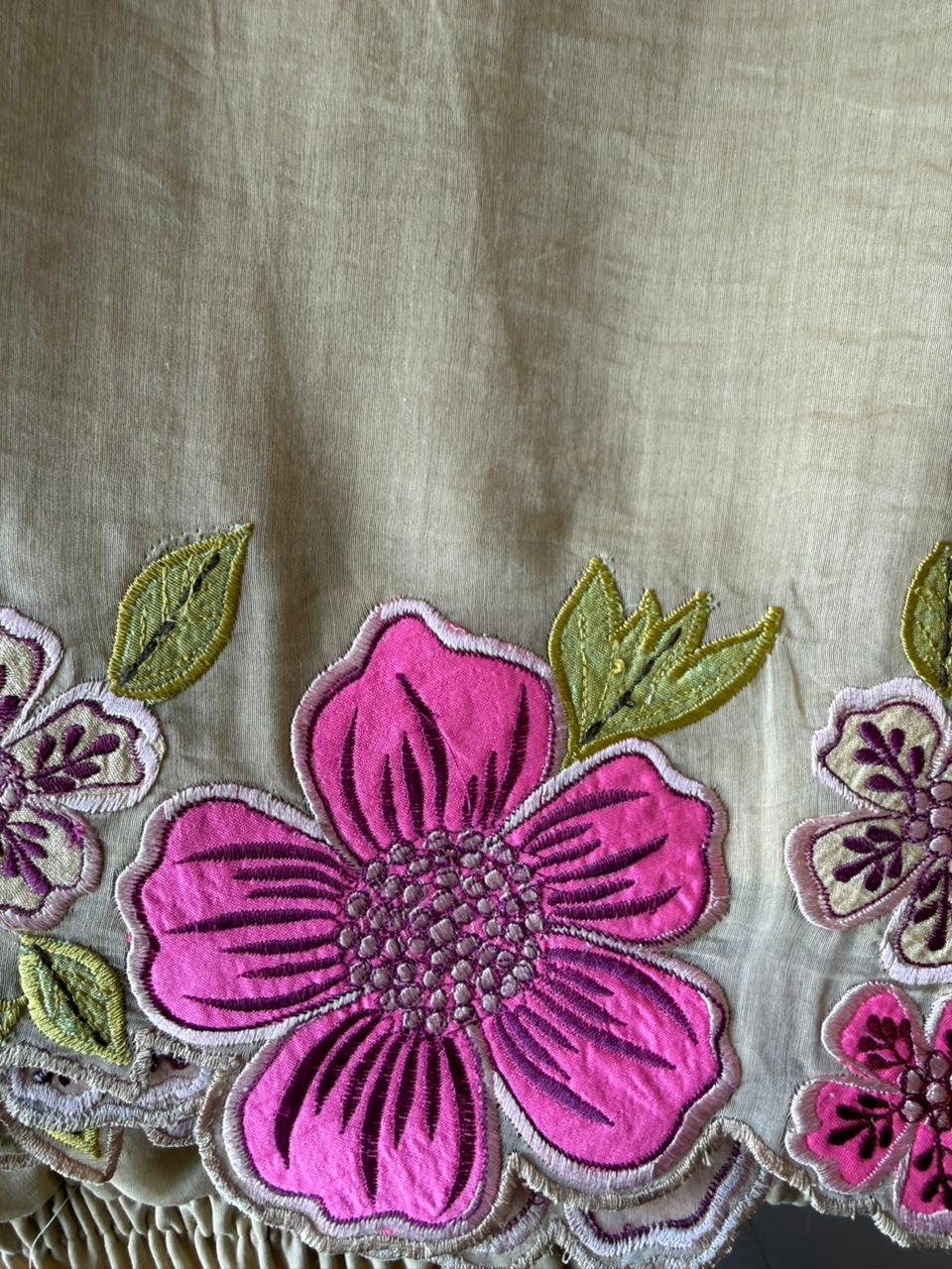 Mul chanderi Tunic Top and pants