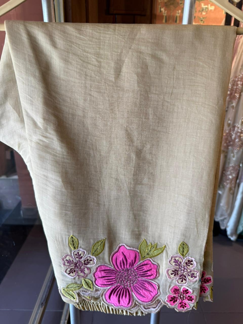 Mul chanderi Tunic Top and pants