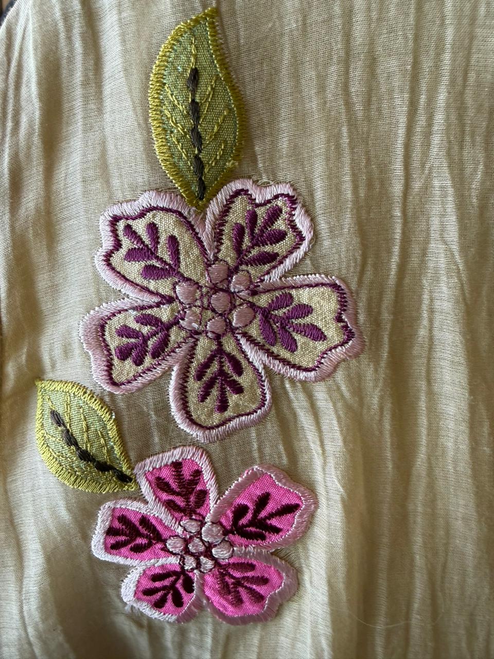 Mul chanderi Tunic Top and pants