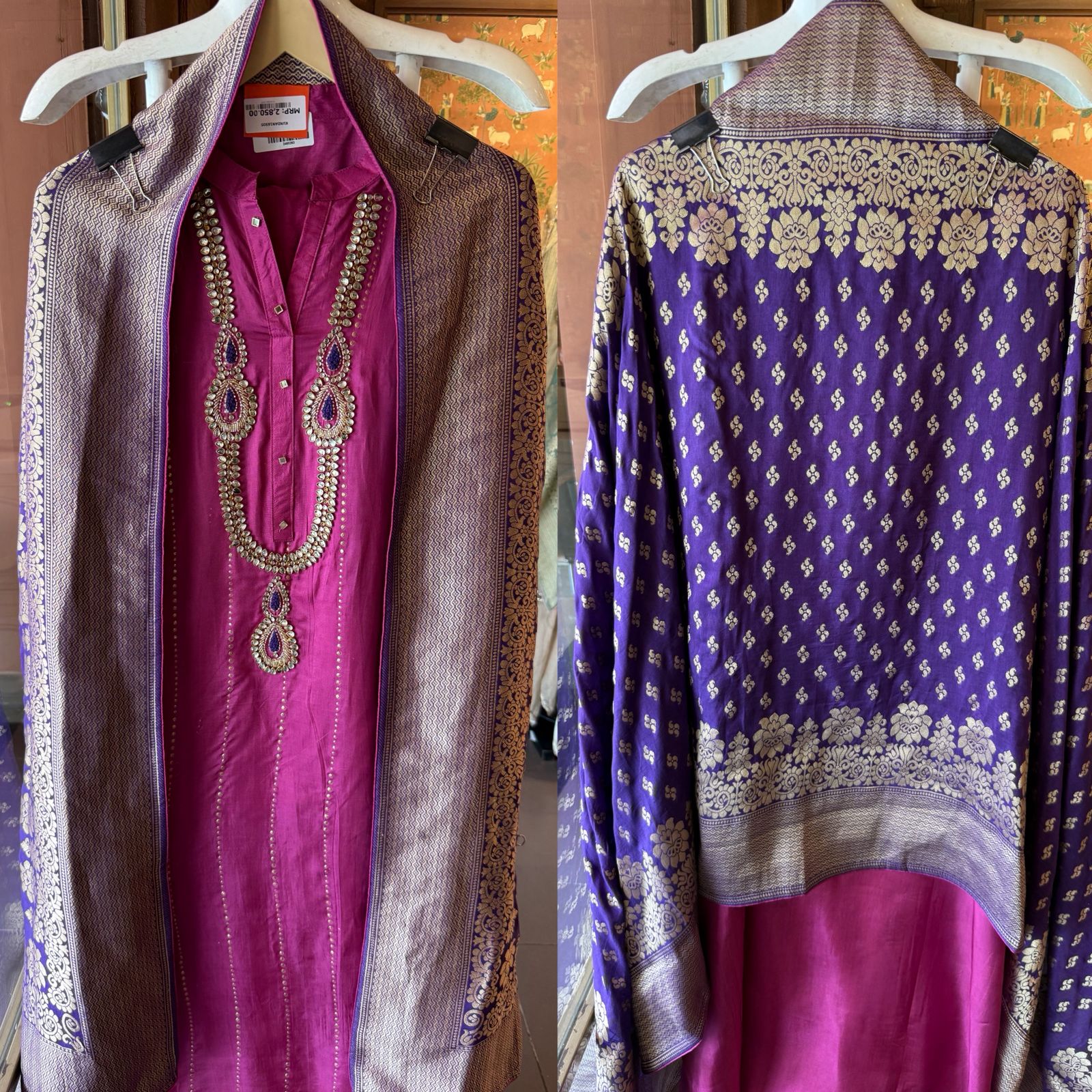 Russian silk Unstitched Shirt