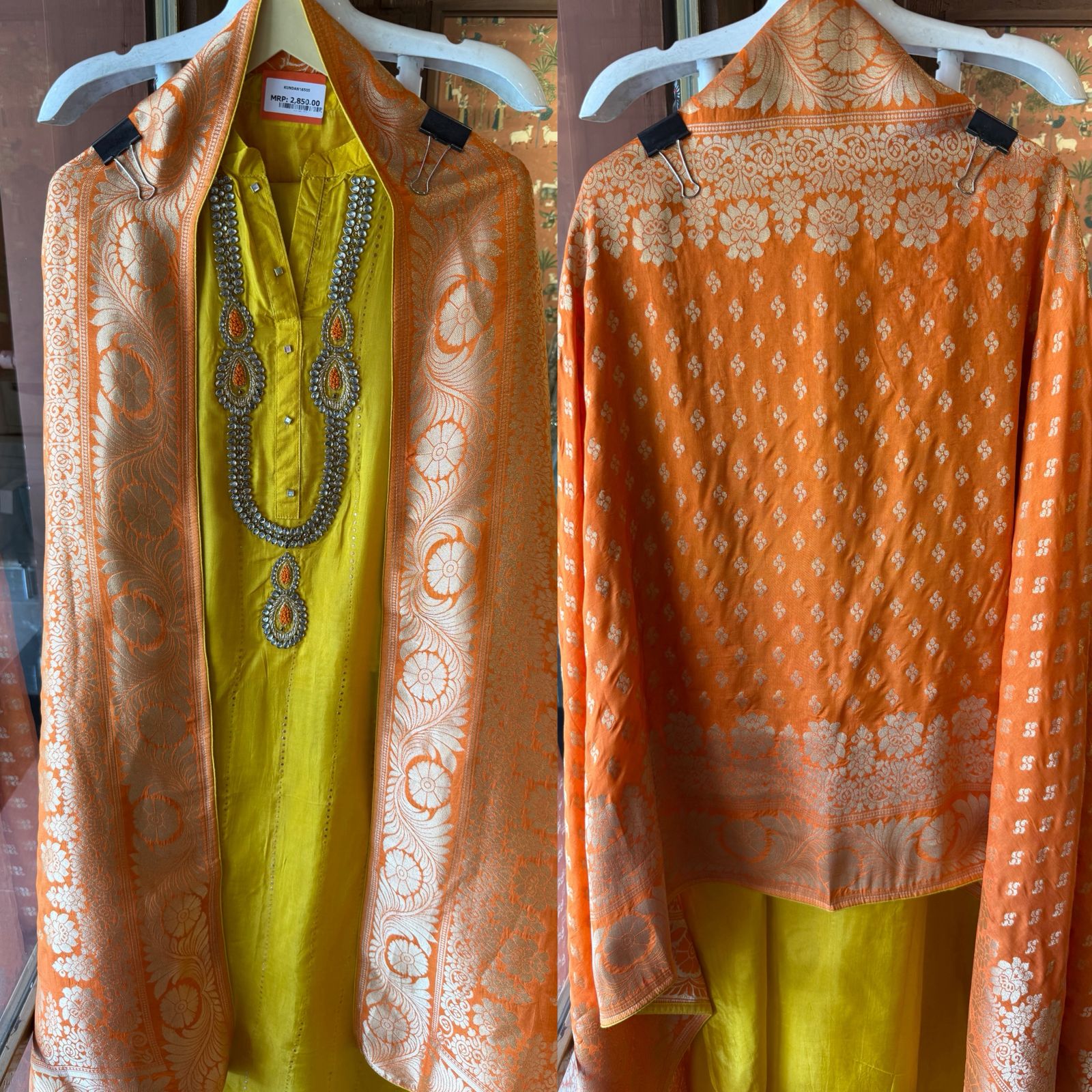 Russian silk Unstitched Shirt