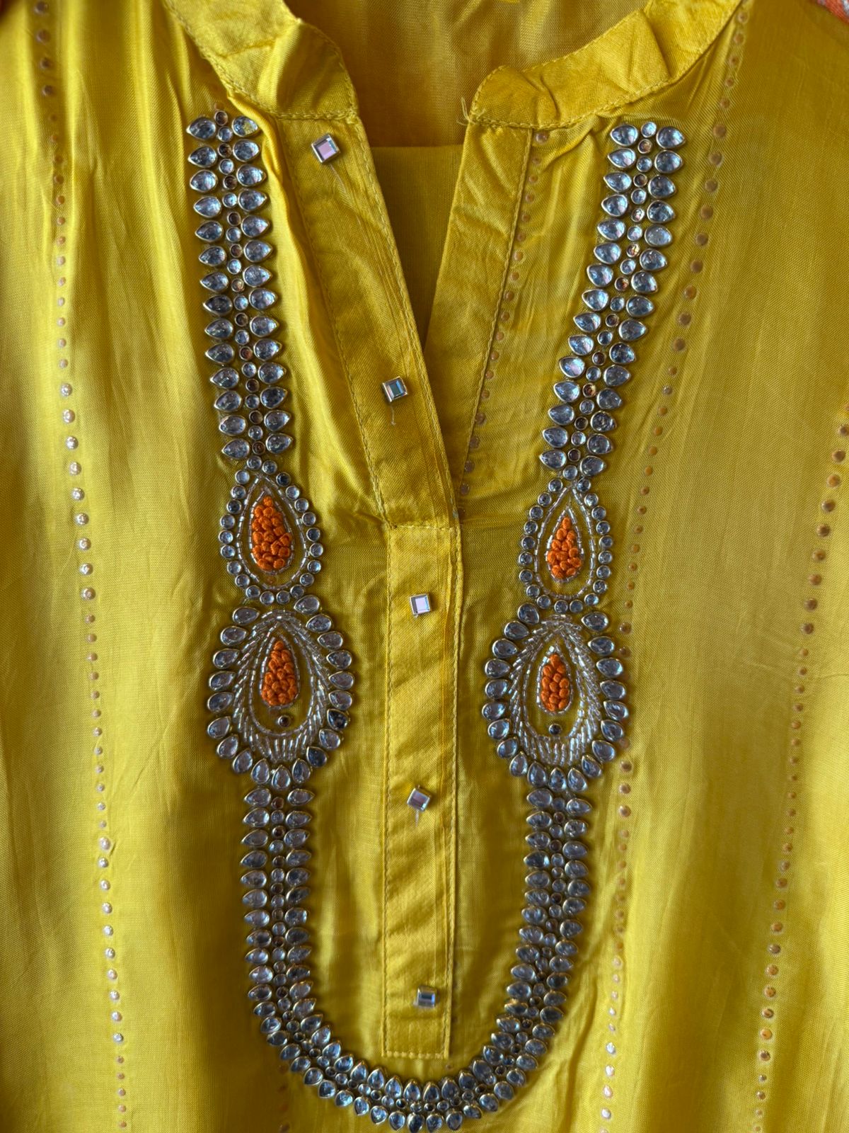 Russian silk Unstitched Shirt