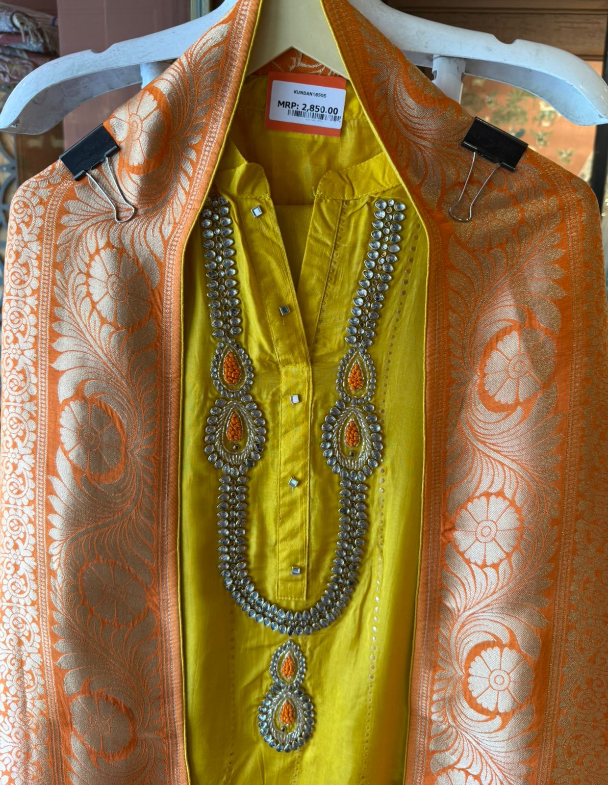 Russian silk Unstitched Shirt