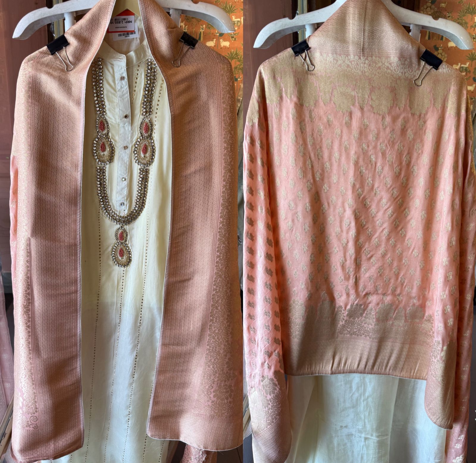 Russian silk Unstitched Shirt