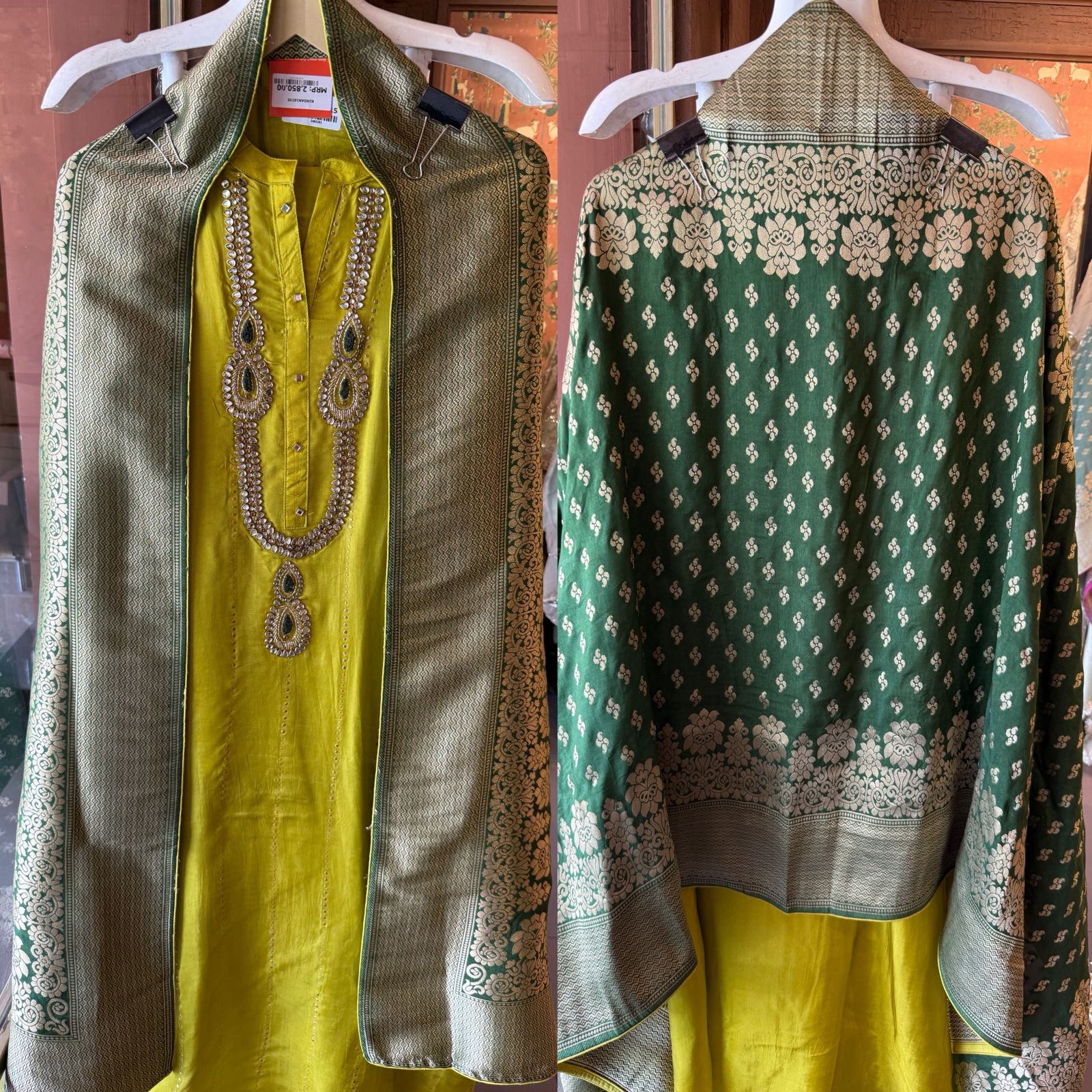 Russian silk Unstitched Shirt