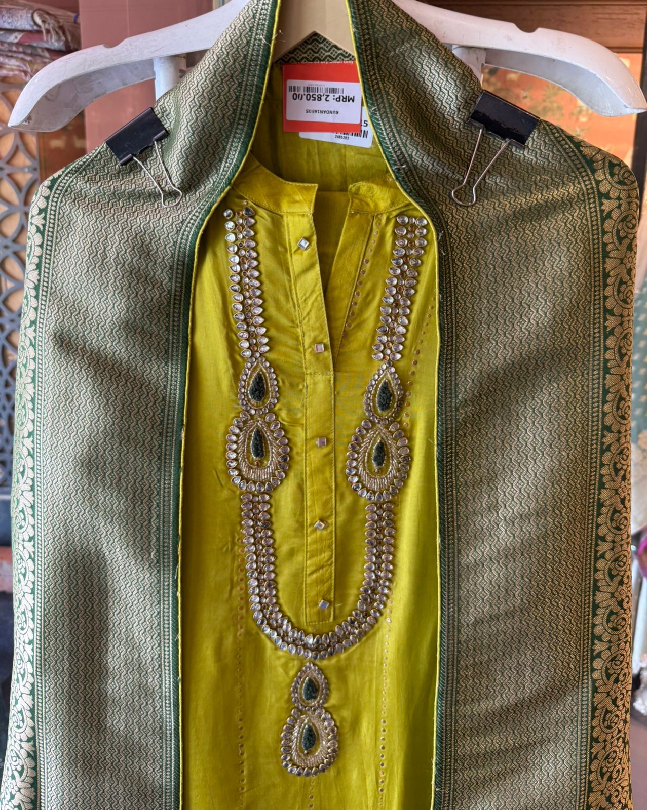 Russian silk Unstitched Shirt