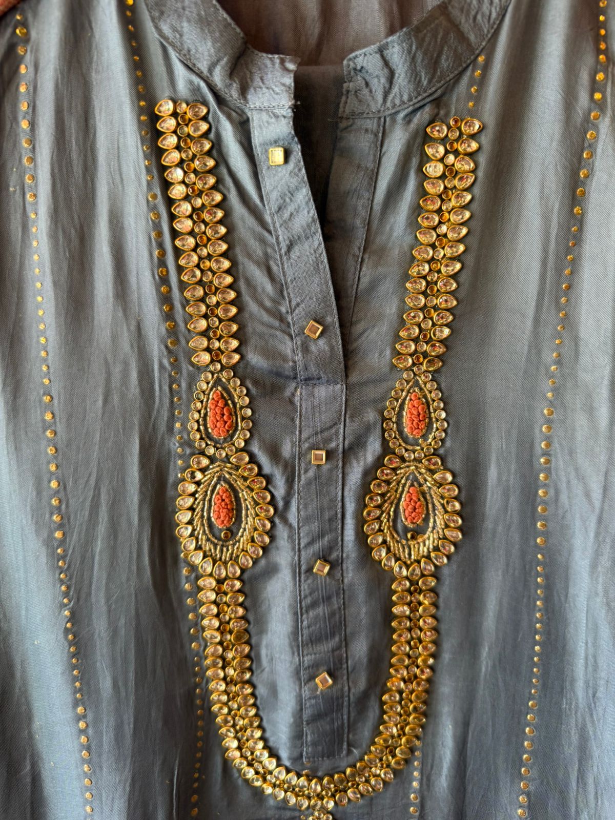 Russian silk Unstitched Shirt
