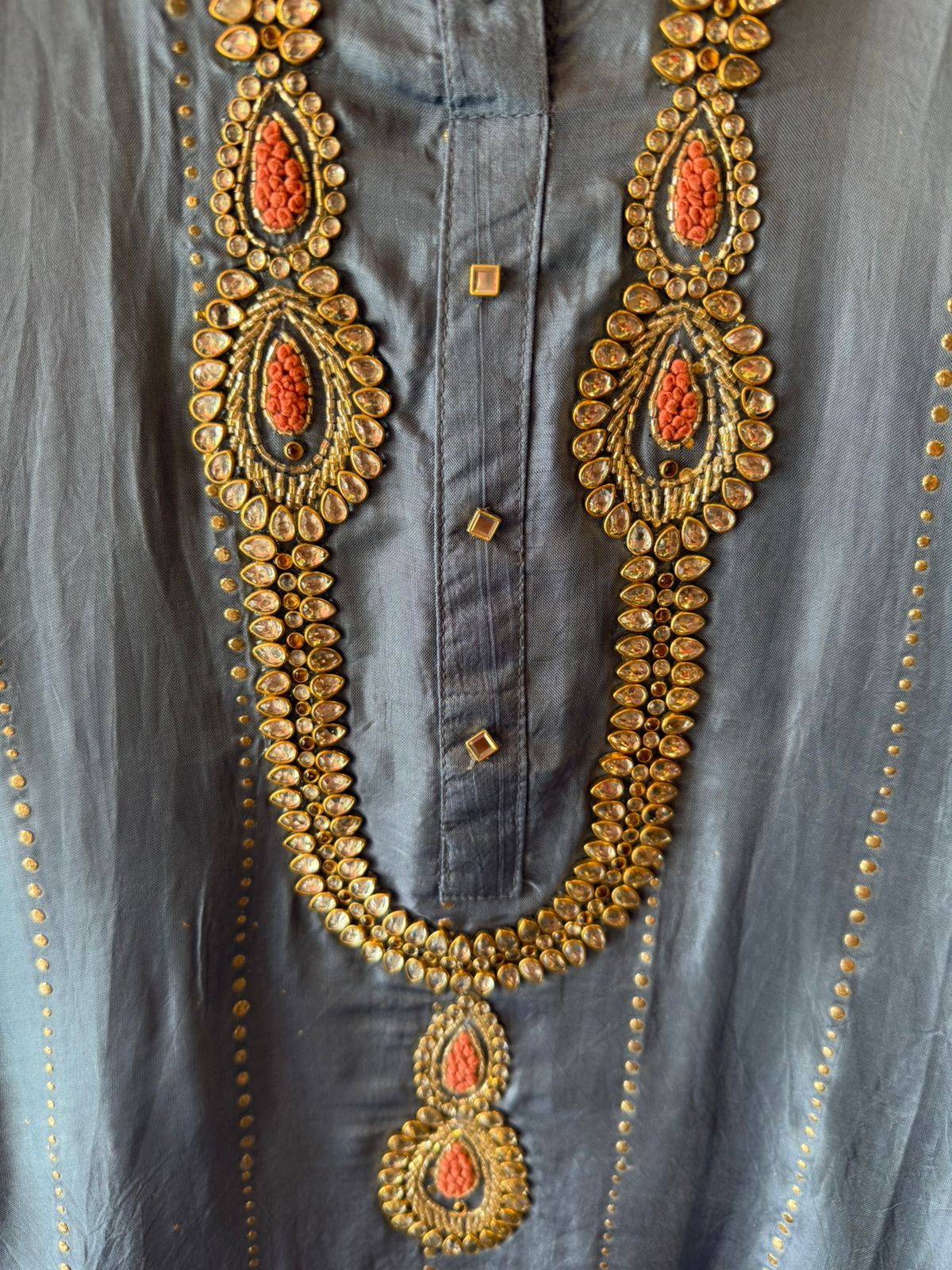 Russian silk Unstitched Shirt