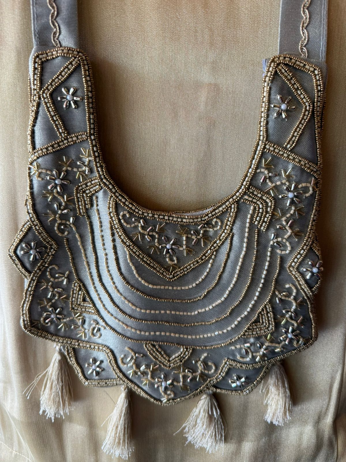 Hand-Embellished Tunic set
