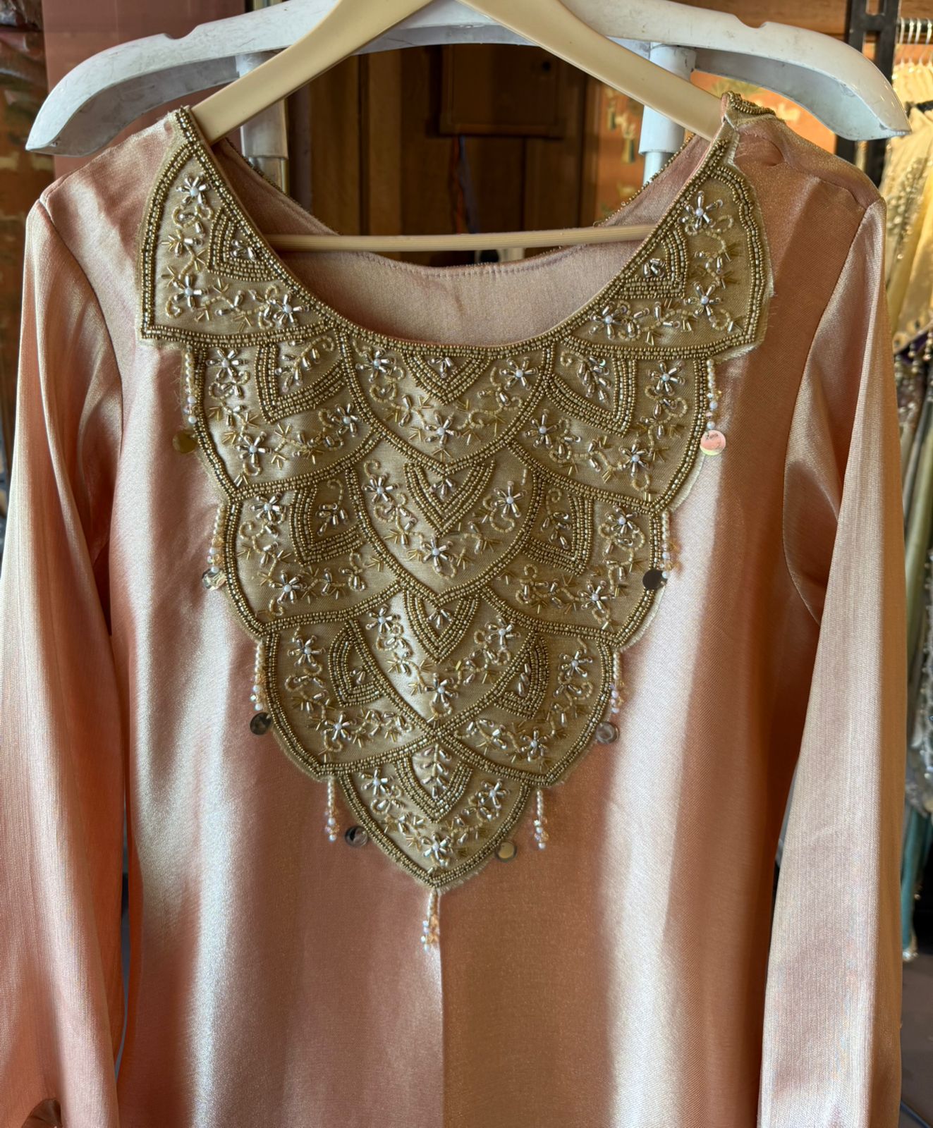 Hand-Embellished Tunic set