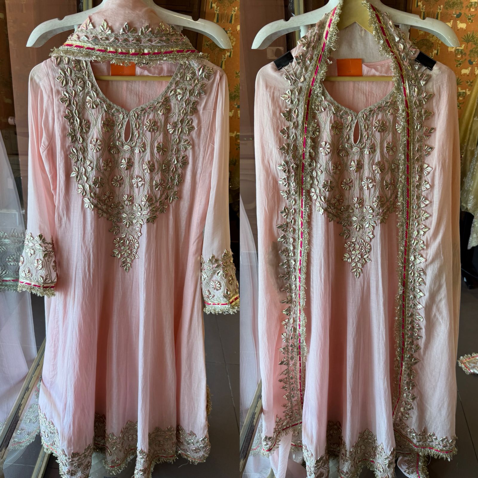 Elegant Mul cotton Anarkali suit