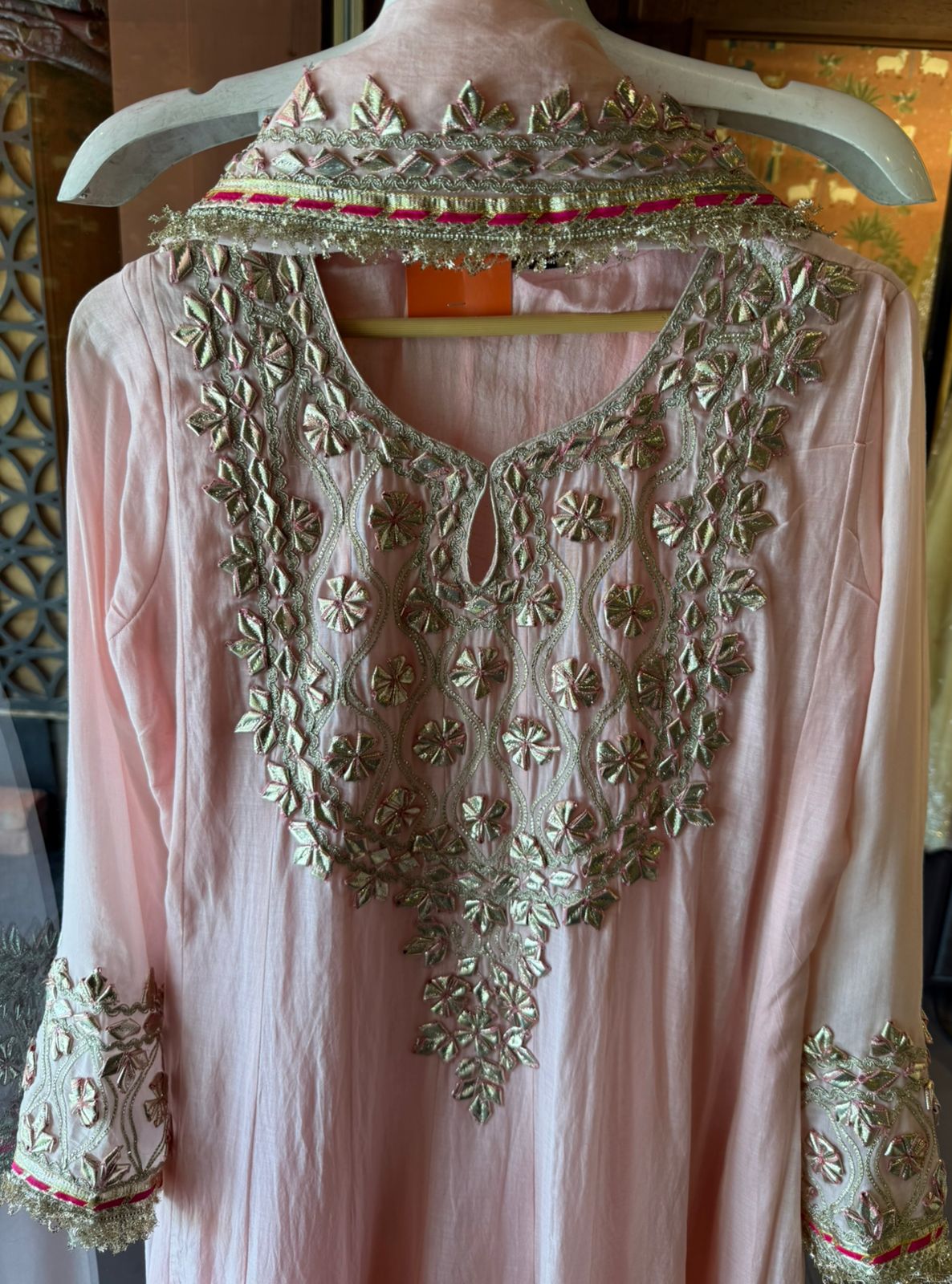 Elegant Mul cotton Anarkali suit